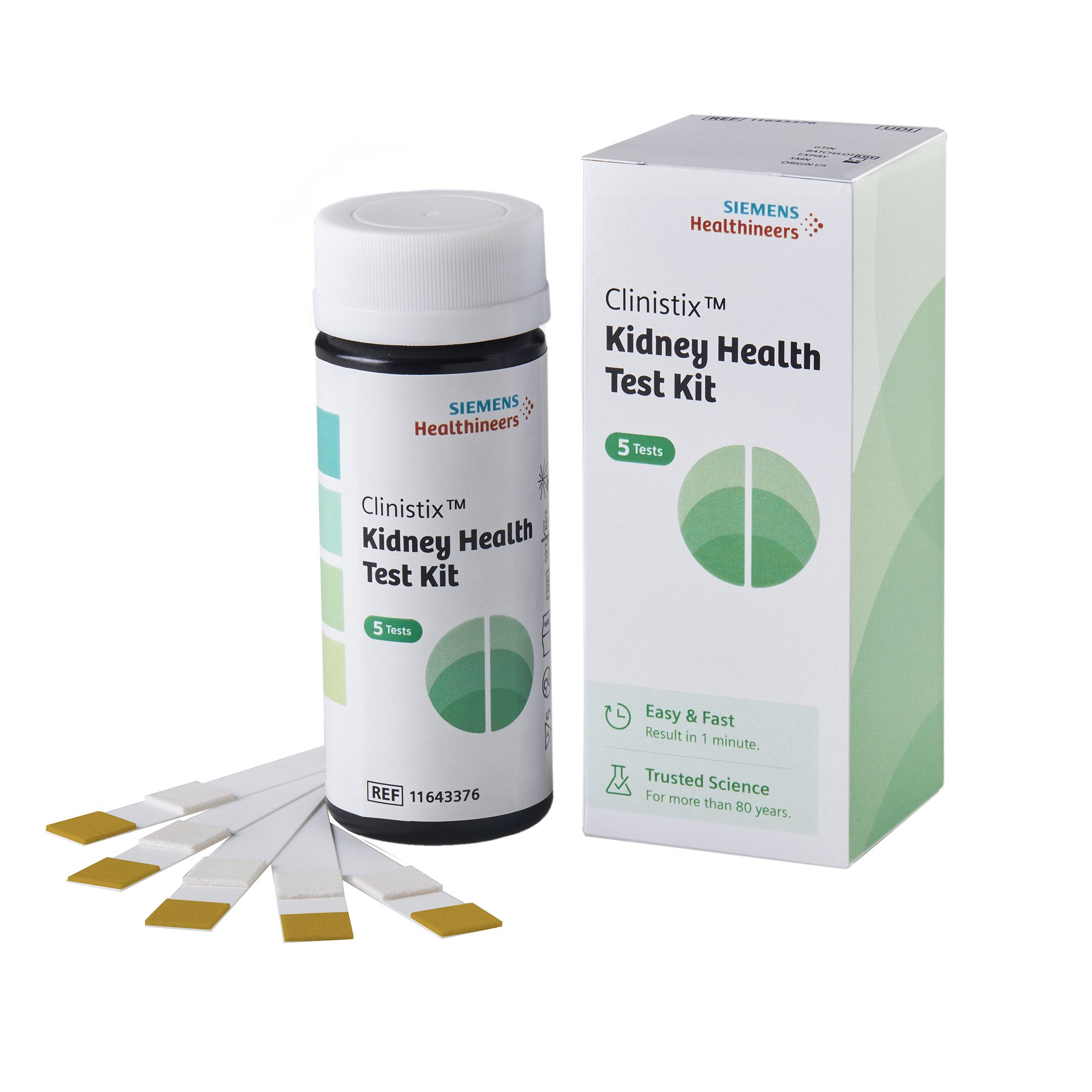 Siemens 11694839 - Clinistix™ Kidney Health Test Kit, Urine Test Strips, Five Tests - 1/Kit, 24/Case