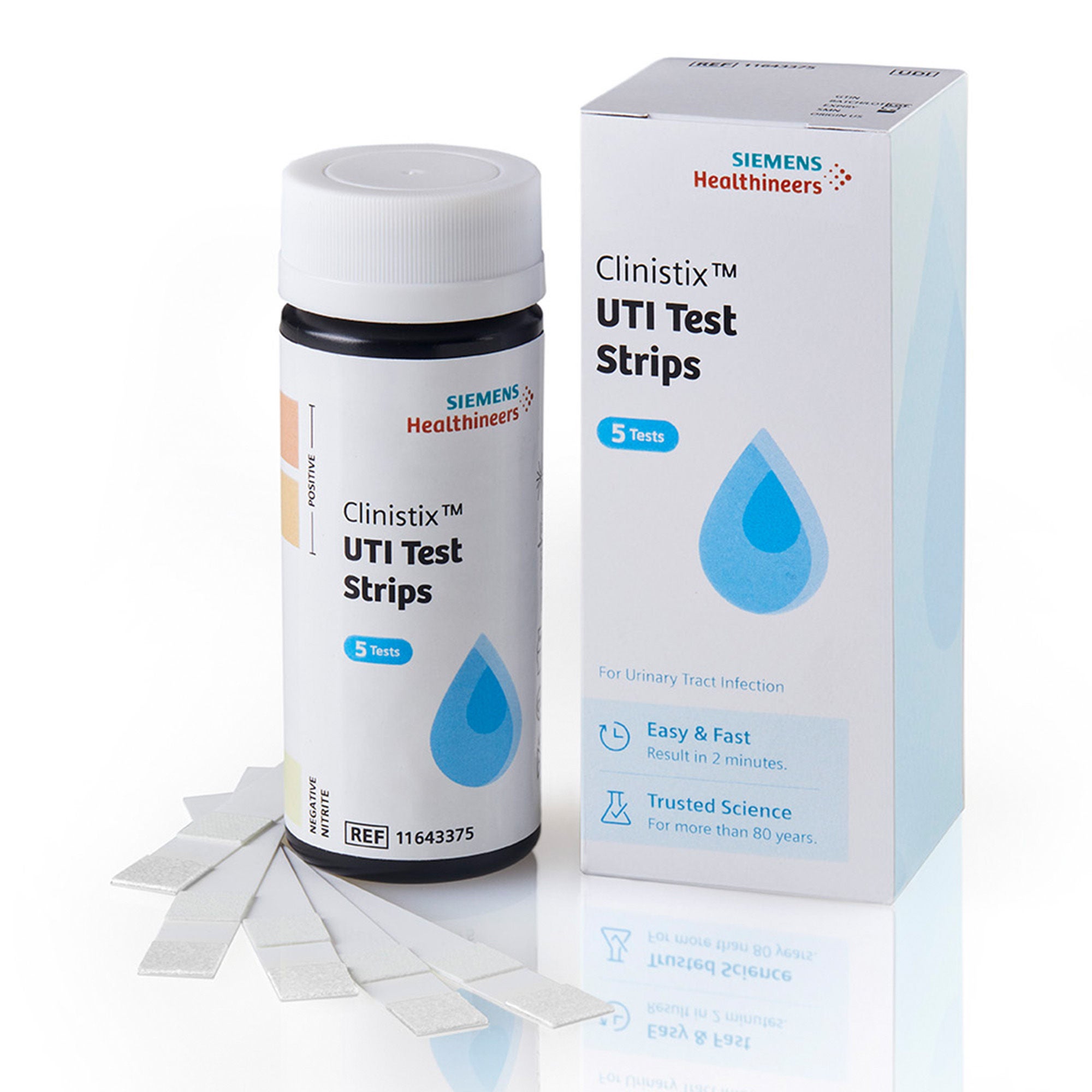 Siemens - 11694838 Clinistix UTI Urine Test Strips - Easy-to-Use