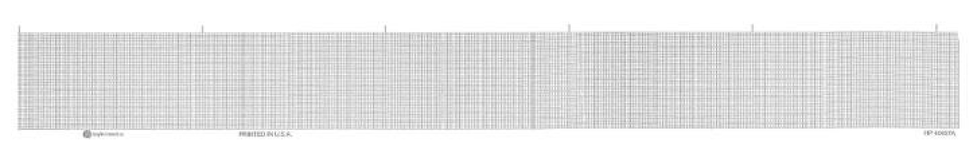Nissha Medical Tech - 7G10632900 Recording Chart Paper Hewlett Packard™ Roll Black Grid