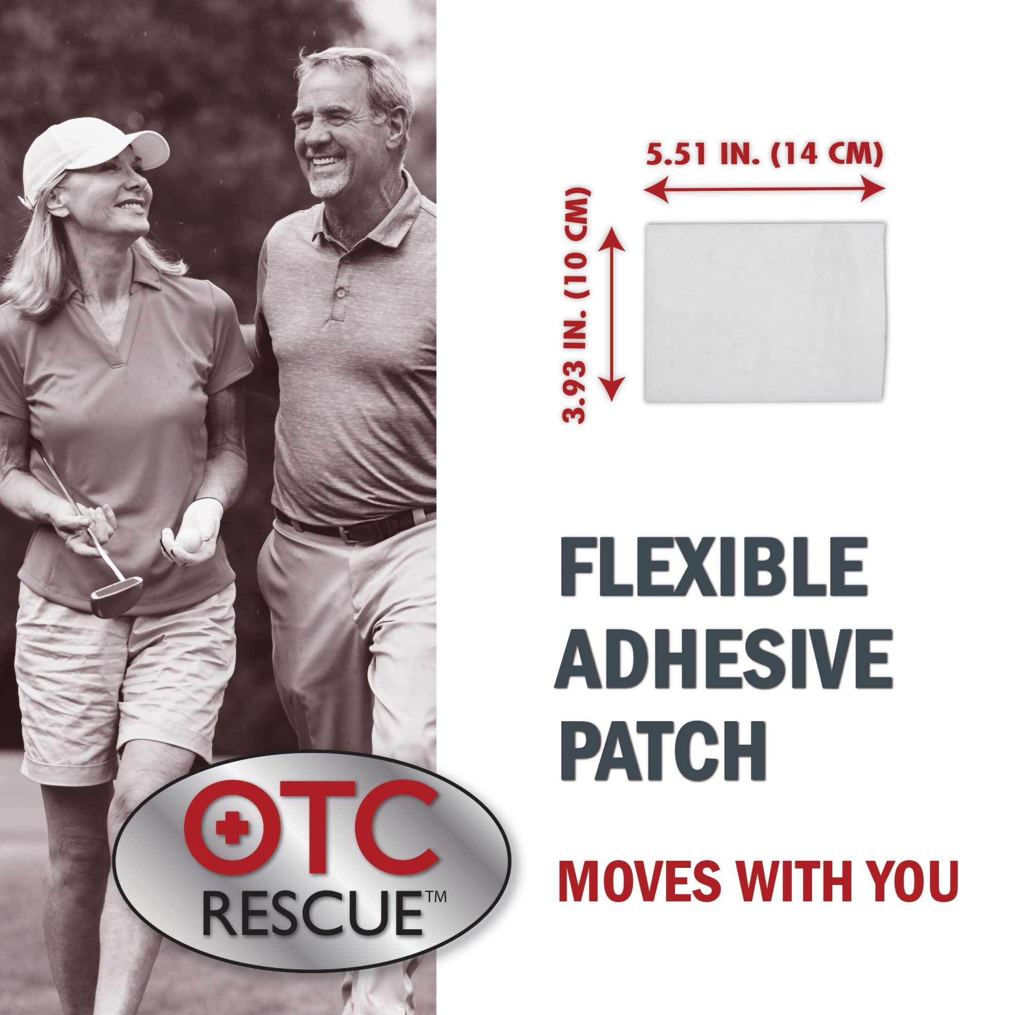 Veridian Healthcare LLC 30-91130PF - OTC Rescue™ Lidocaine Topical Pain Relief Patch - 1/Each, 8/Case