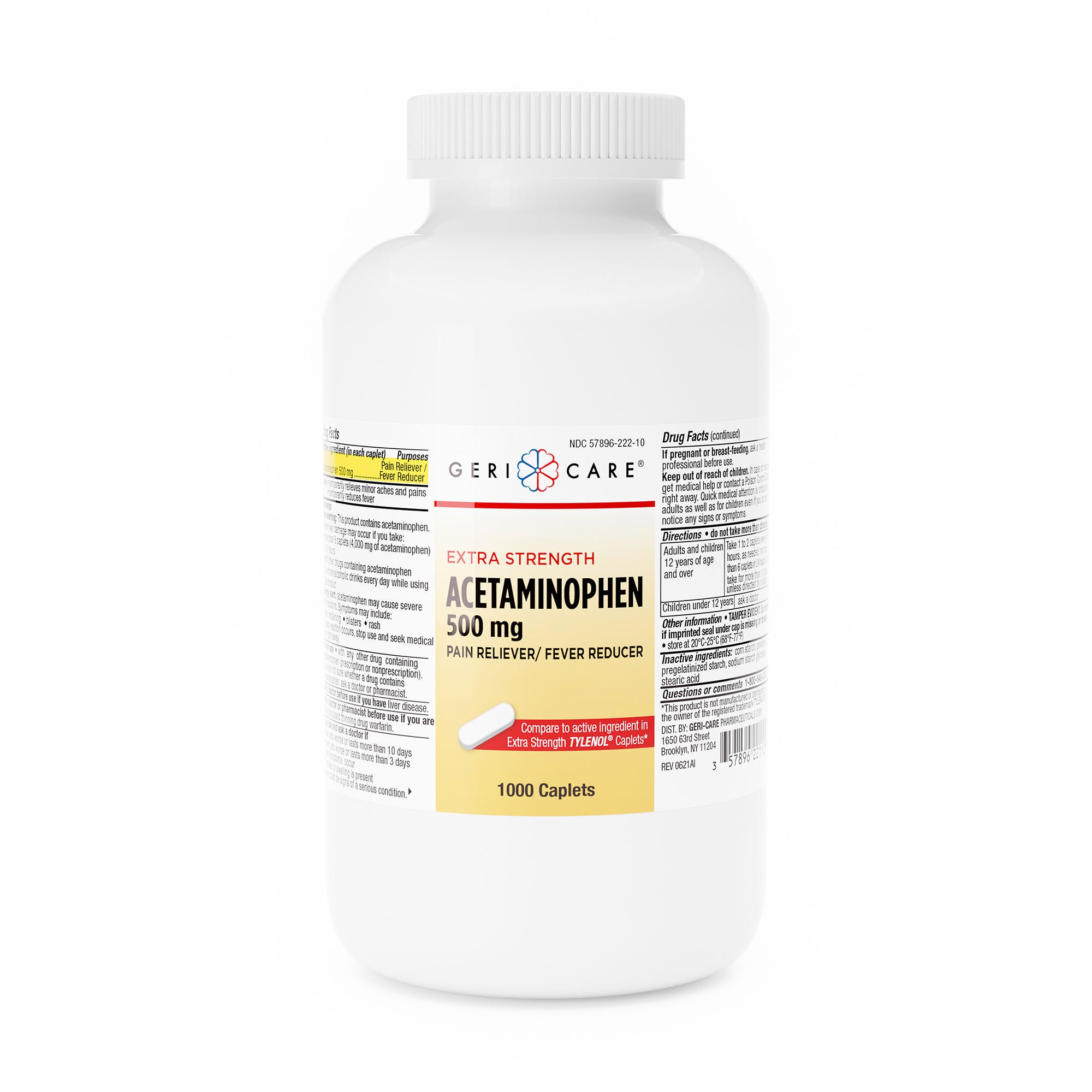 Geri-Care - 221-10-GCP Geri-Care® Acetaminophen Caplets