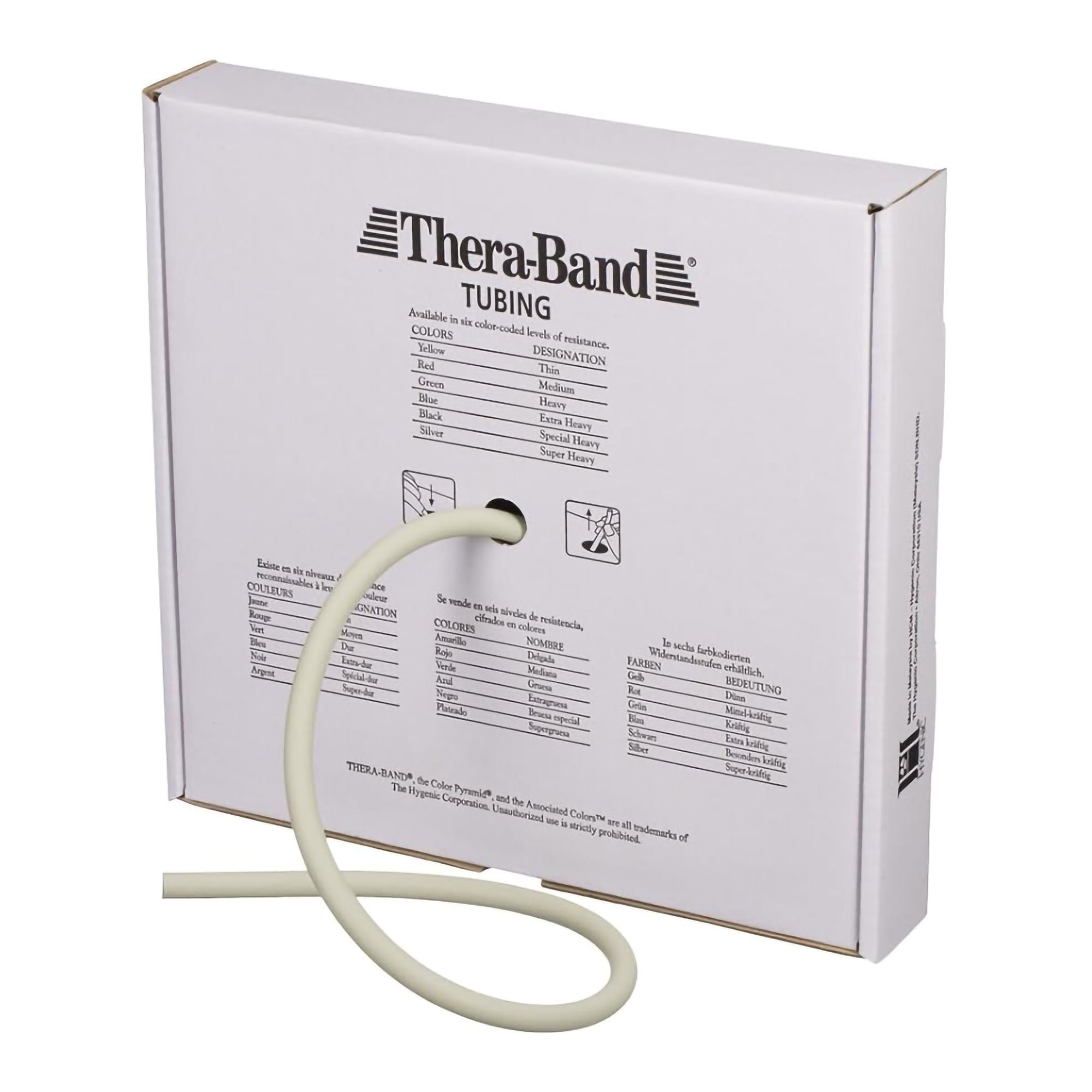 Performance Health - 81184373 Exercise Resistance Tubing TheraBand® Silver 25 Foot Length Level 6 Resistance