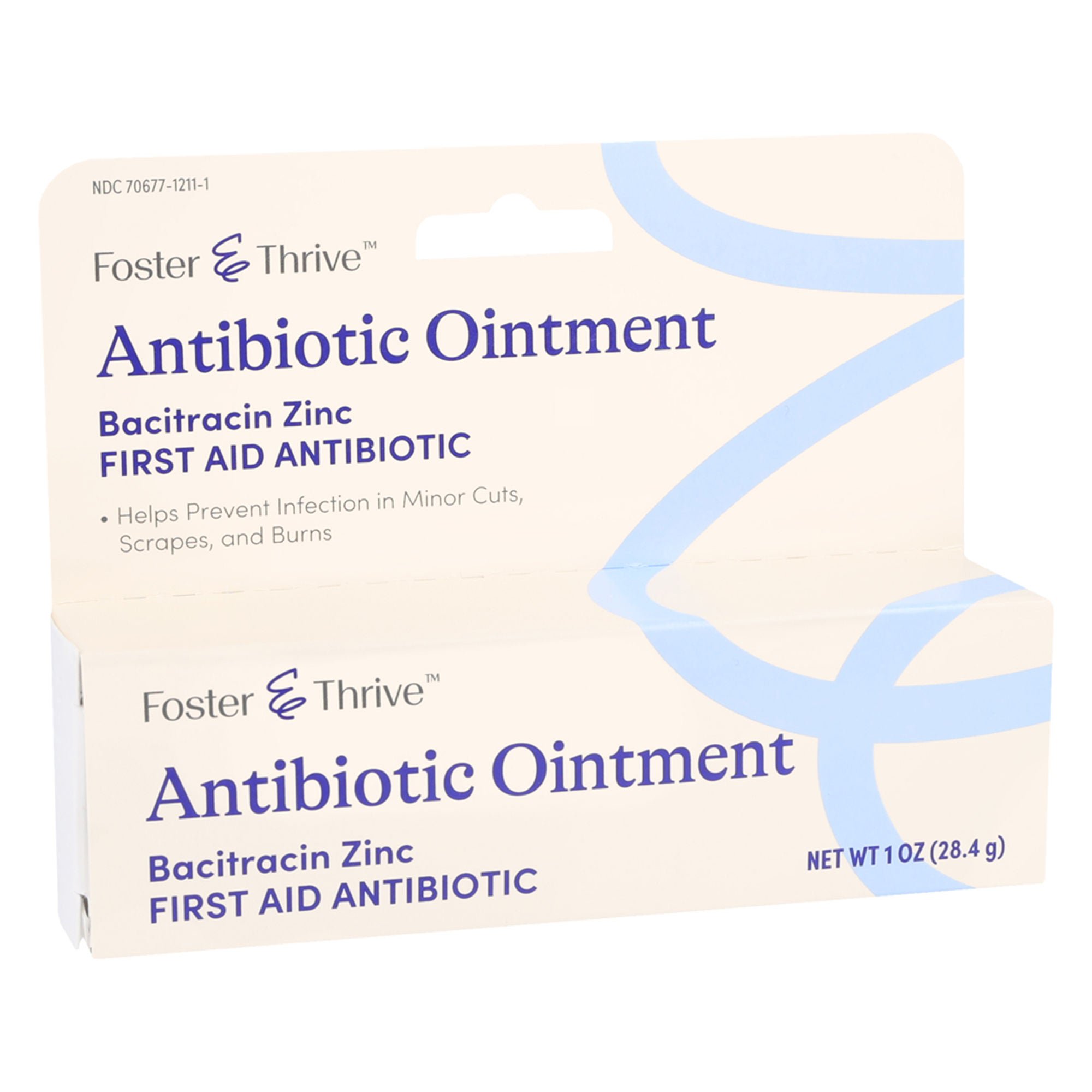 McKesson Brand - 70677121101 Foster & Thrive™ Bacitracin Zinc Antibiotic Ointment