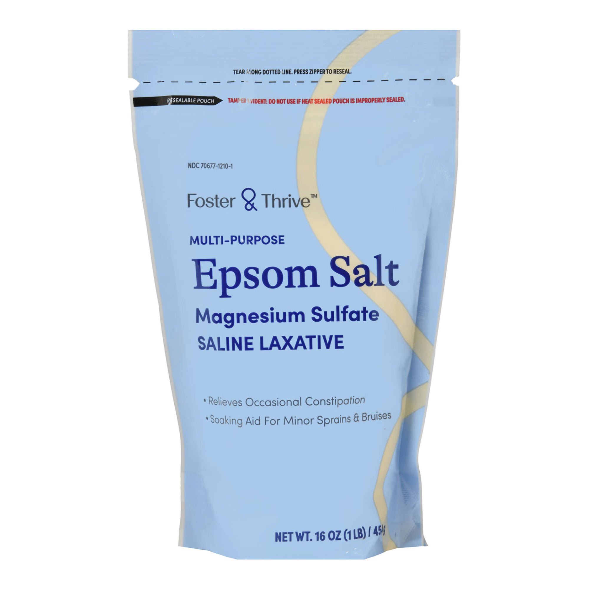 McKesson Brand - 70677121001 Foster & Thrive™ Multi-Purpose Epsom Salt Magnesium Sulfate