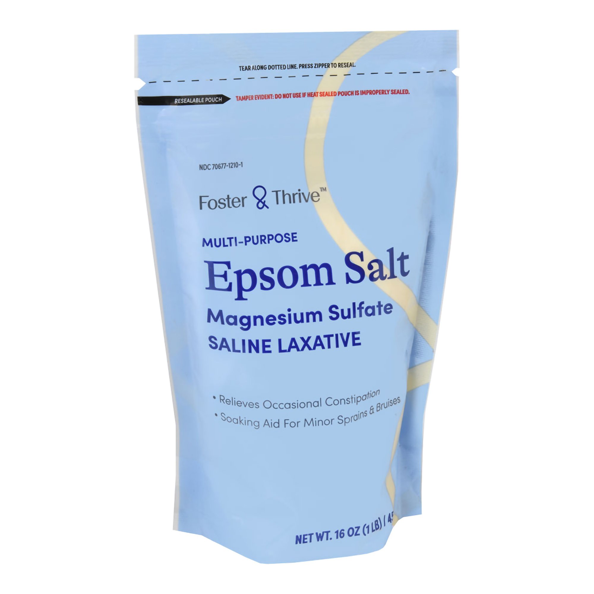 McKesson Brand 70677121001 - Foster & Thrive™ Multi-Purpose Epsom Salt Magnesium Sulfate - 1/Each