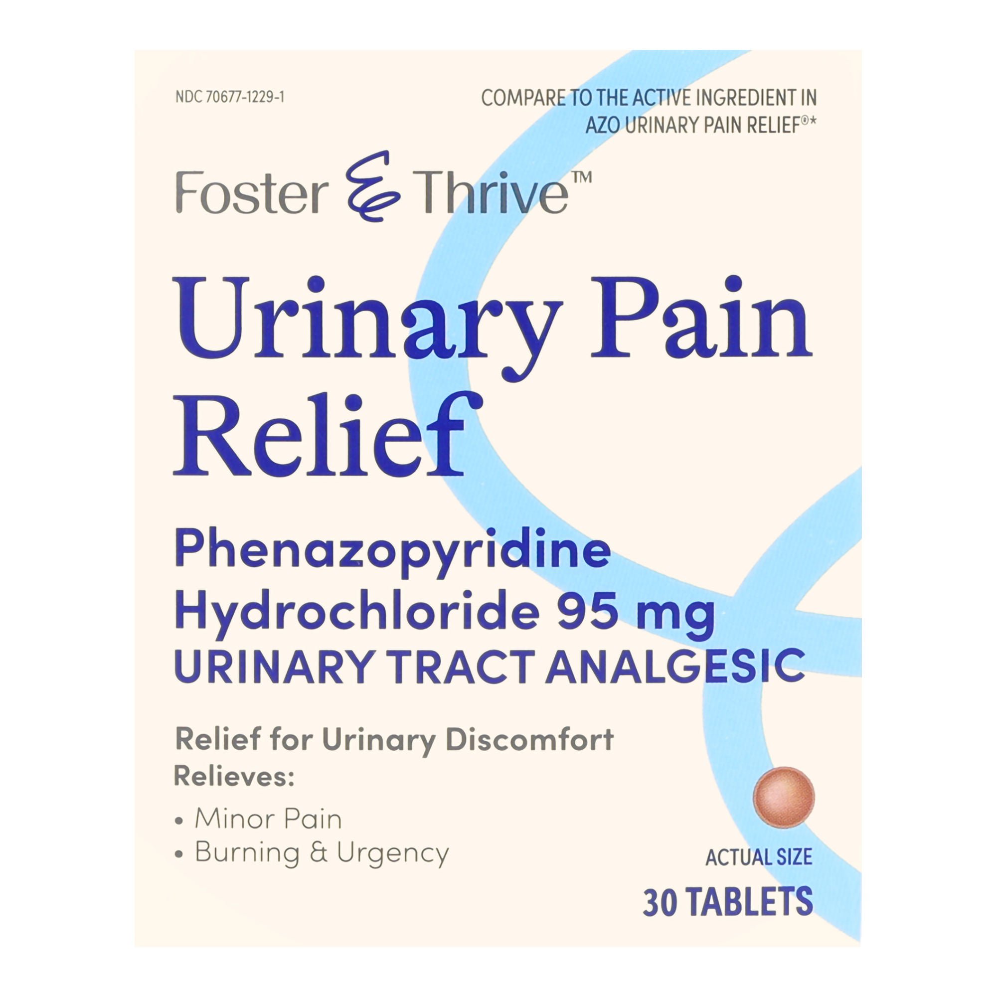 McKesson Brand - 70677122901 Foster & Thrive™ Phenazopyridine HCl Urinary Tract Analgesic
