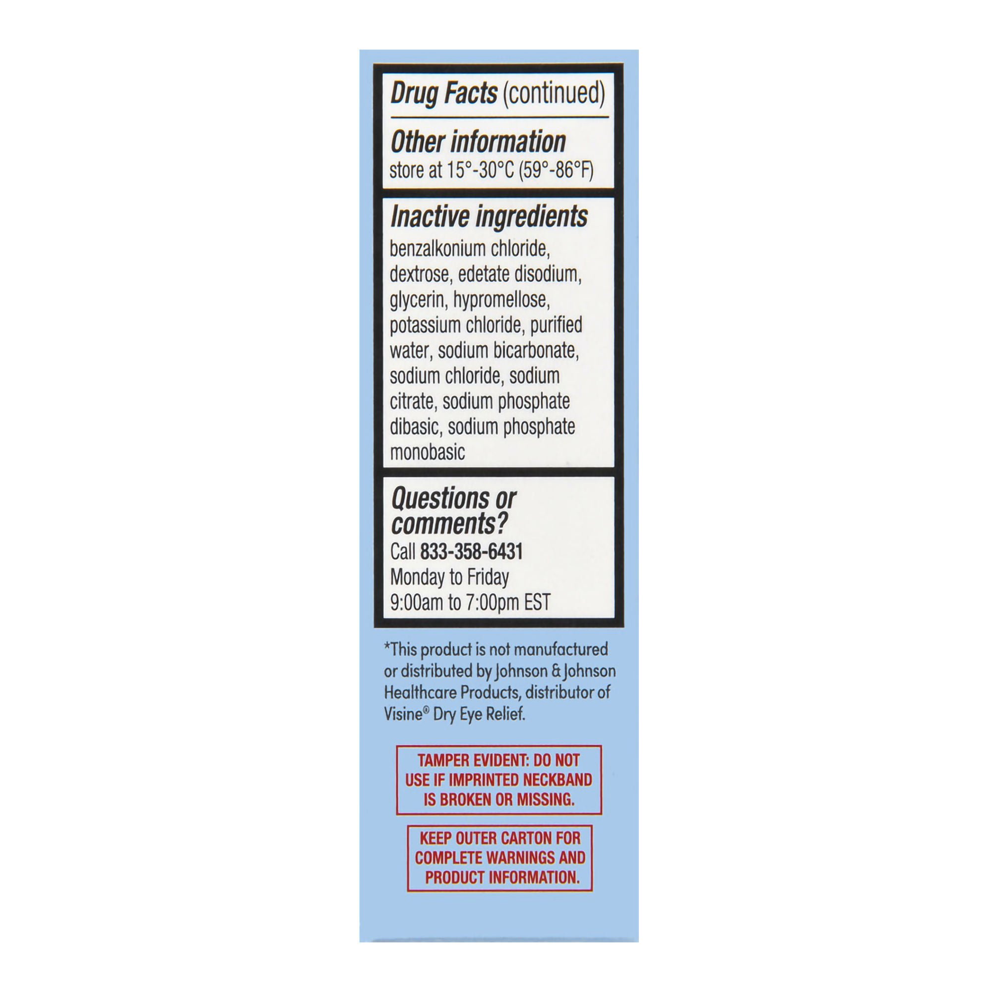 McKesson Brand - 70677115701 Foster & Thrive™ Dry Eye Relief Polyethylene Glycol 400 1% Lubricant Eye Drops
