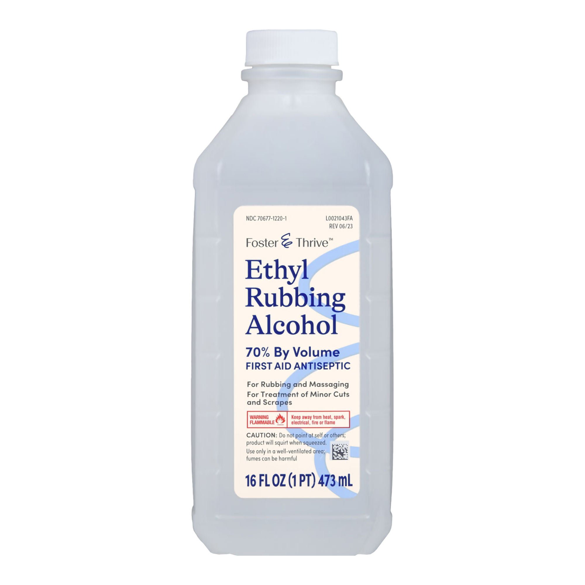 McKesson Brand - 01093995988 Foster & Thrive™ 70% Ethyl Rubbing Alcohol