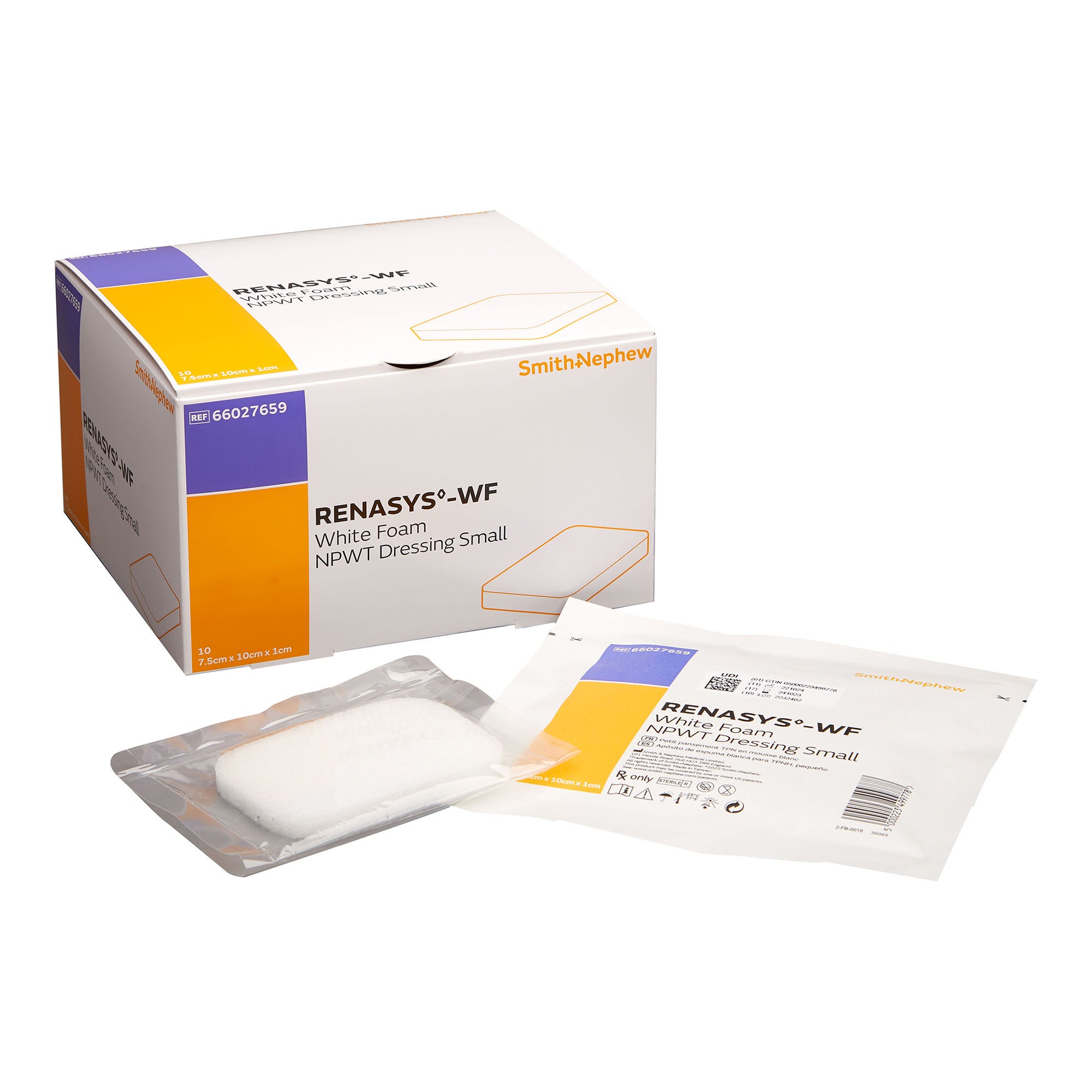 Smith & Nephew - 66027659 Negative Pressure Dressing Renasys 1 X 7.5 X 10 cm