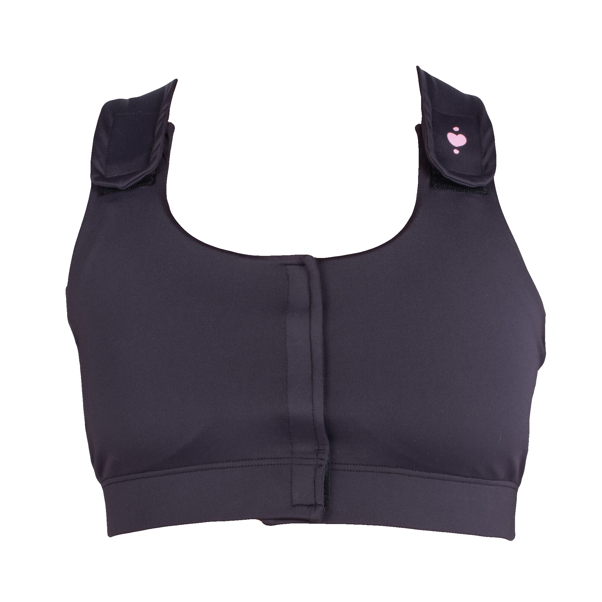heart&core Sports and Medical LLC HC00003B2XL - Serena Post Surgical Bra, Black, 2X-Large - 1/Each, 36/Case