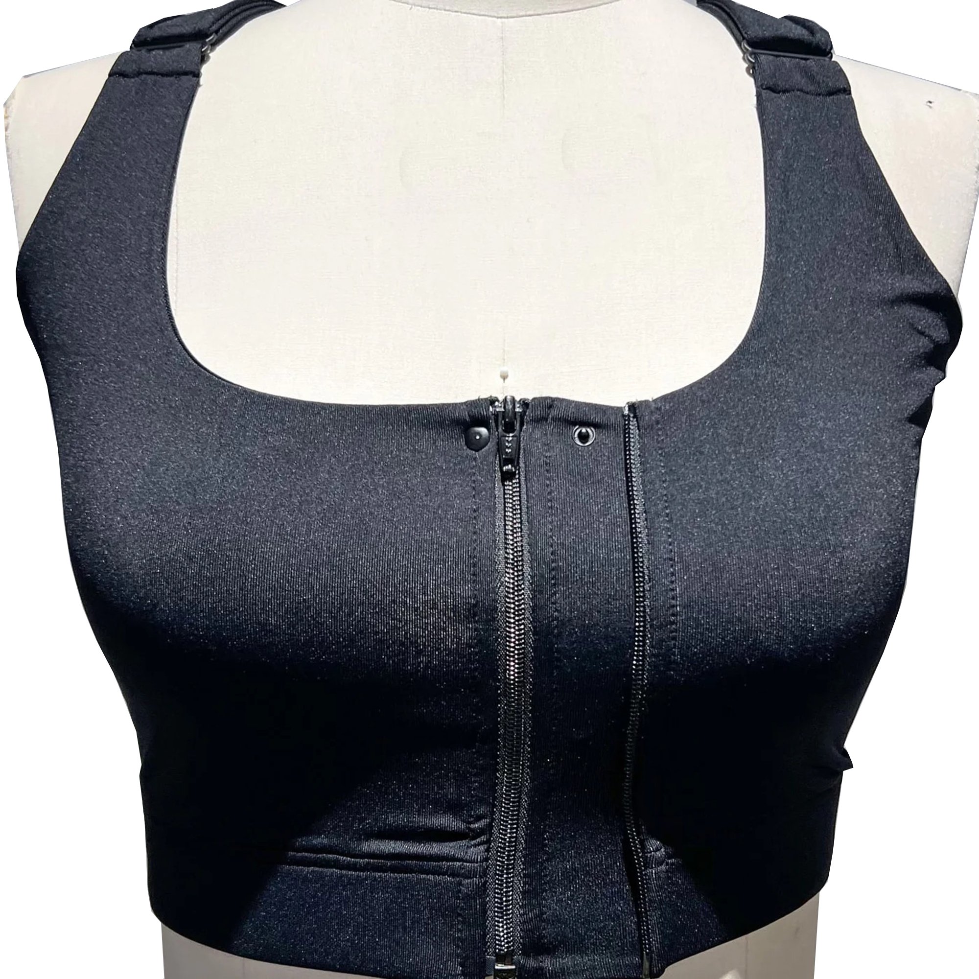 heart&core Sports and Medical LLC HC00006B2XL - Shirl Post Surgical Bra, Black, 2X-Large - 1/Each, 36/Case
