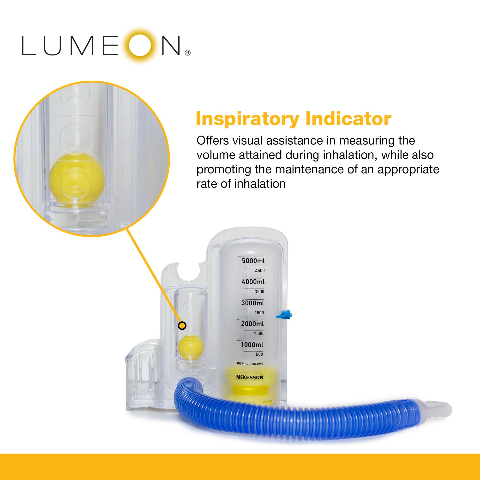 McKesson LUMEON Volumetric Incentive Spirometer 16-VOL5000 by McKesson Brand