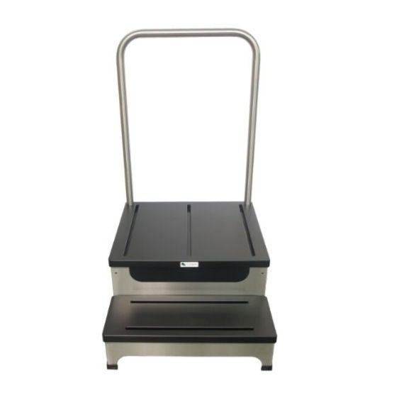 Z&Z Medical Inc - A-2 STEP Two-Step Positioning Platform Top Step 23-1/4 X 27-3/4 Inch, ABS / Stainless Steel, 900 lbs. Capacity, 130 lbs. For Digital DR Panels / CR Cassettes / Analog