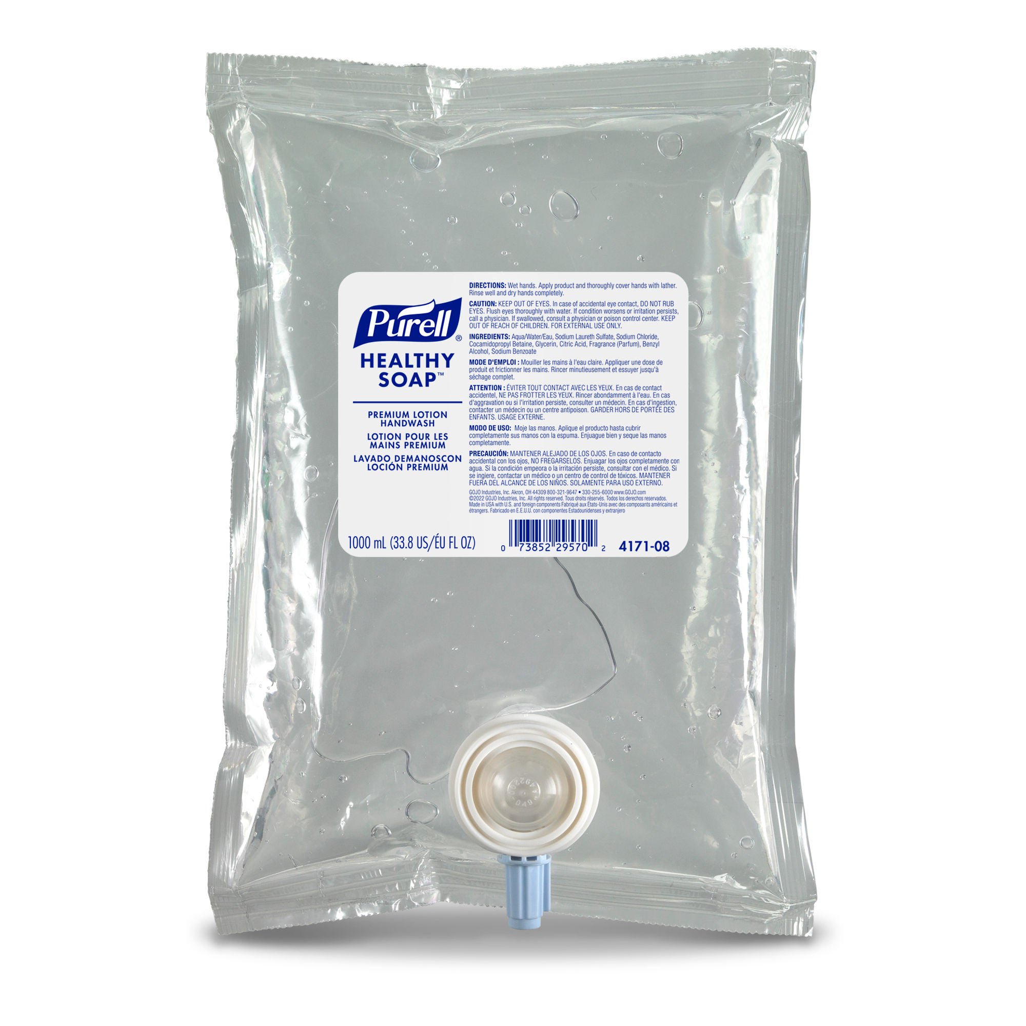 GOJO - 4171-08 Purell® Healthy Soap™ Dispenser Refill Bag for use w/ CS2 Healthy Soap Dispenser