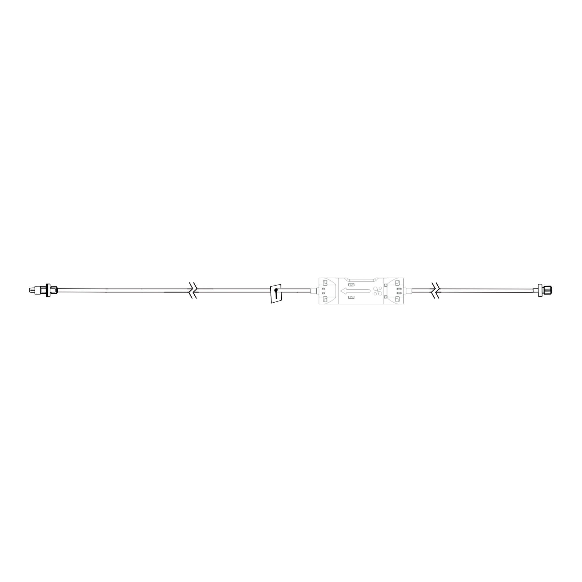 Eitan Group North America - 12222-000-0004 IV Pump Set avoset™ Pump Without Ports Without Filter 16 Inch Tubing Solution