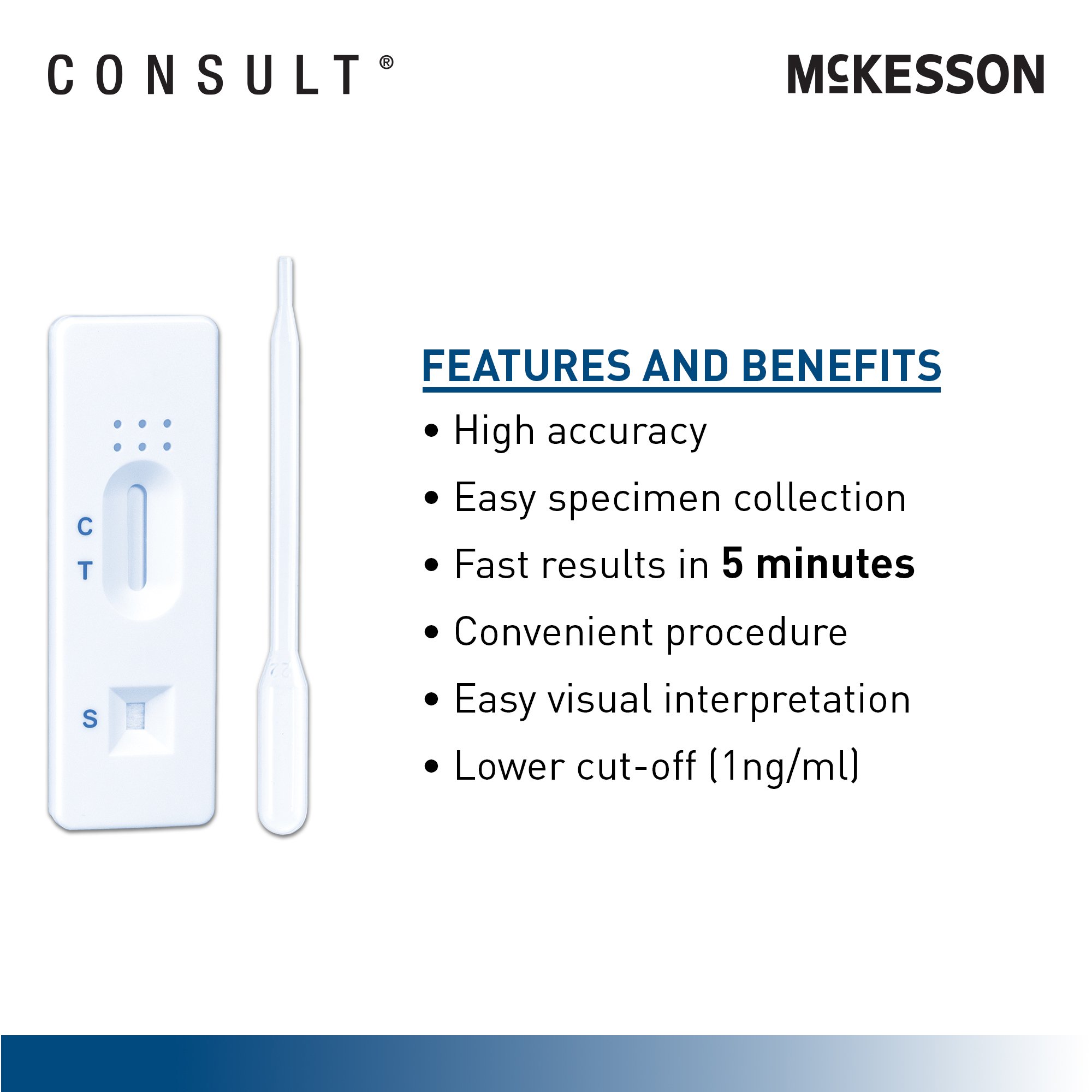 McKesson Brand 16-DFY-A102C - McKesson Fentanyl Drugs of Abuse Test Kit - 1/Kit, 40/Case