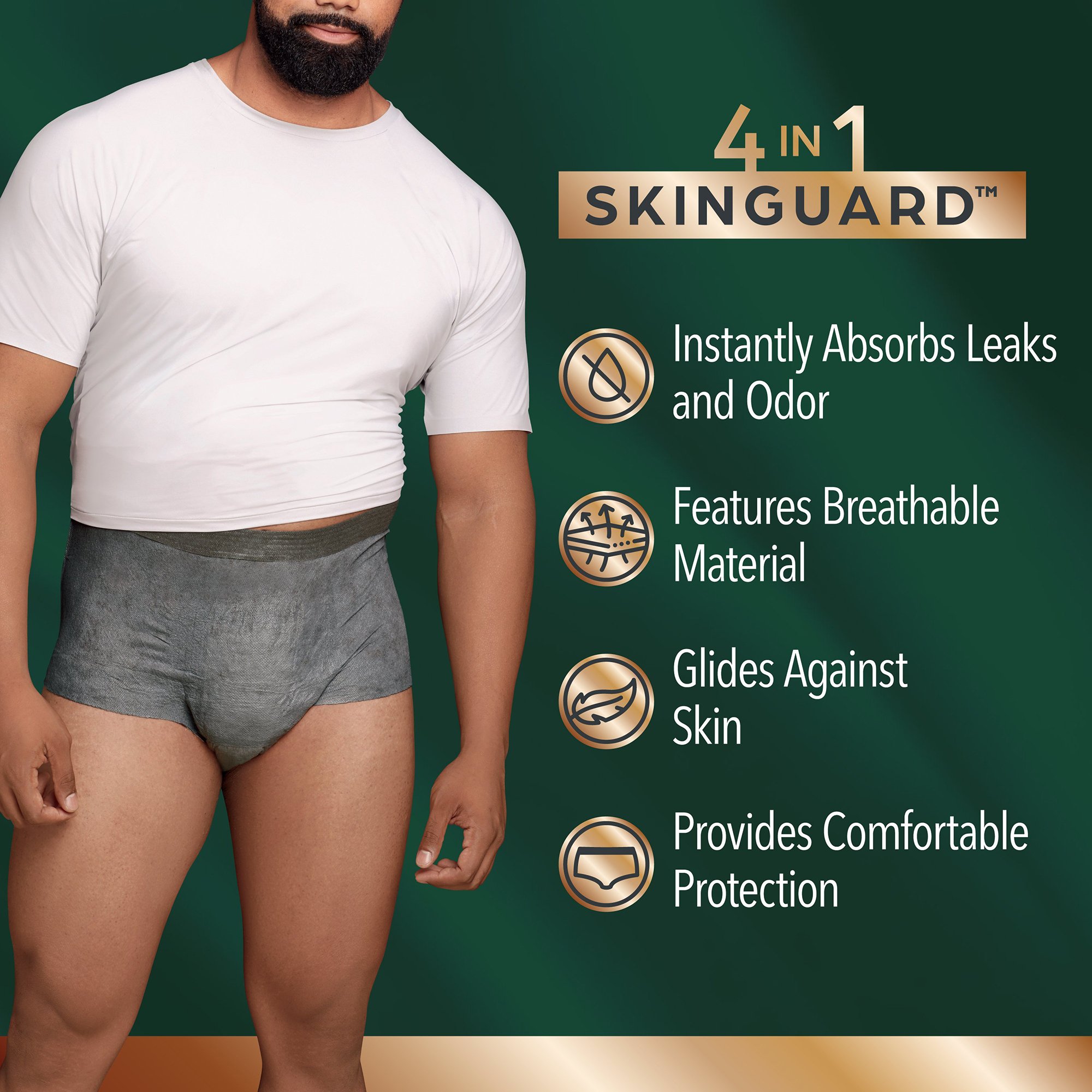 Kimberly Clark 55427 - Depend® Real Fit® Underwear for Men, Large/X-Large - 12/Pack, 24/Case