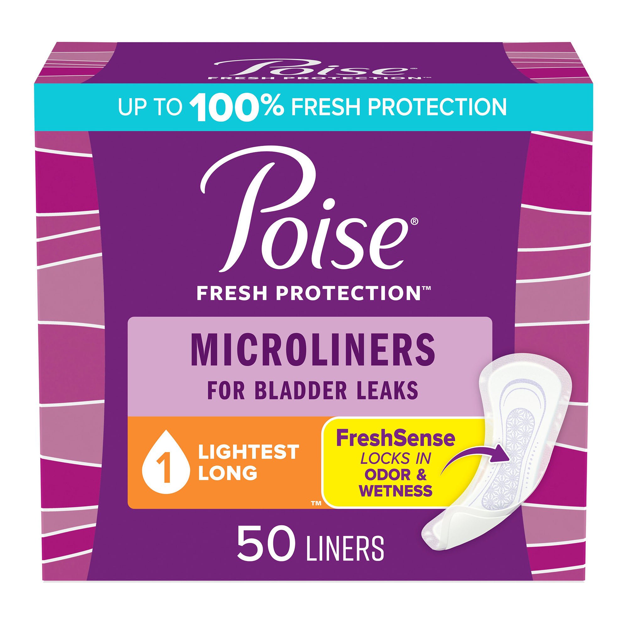 Kimberly Clark - 55387 Poise Fresh Protection™ Microliners