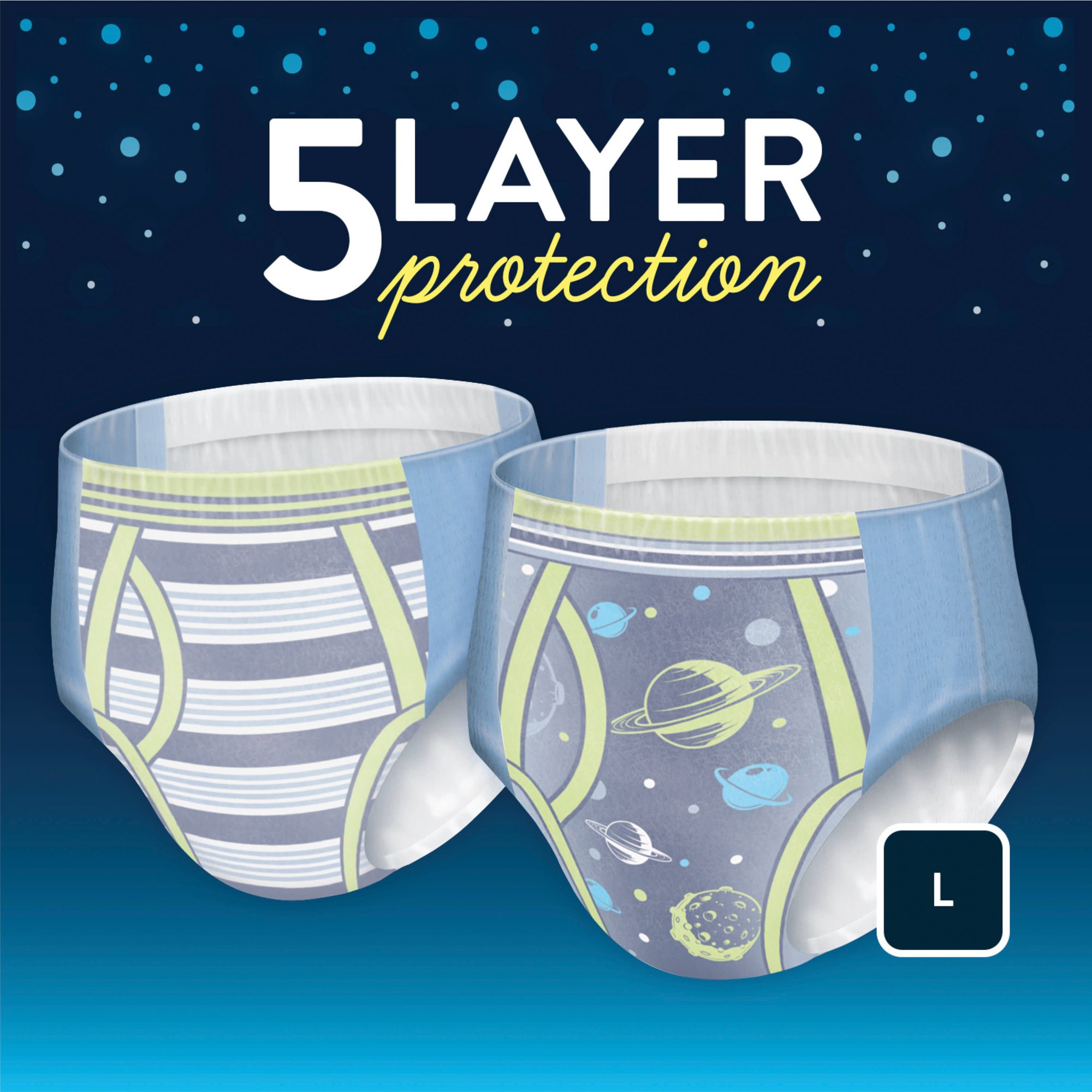 Kimberly Clark 55592 - GoodNites® Bedwetting Underwear, Extra Large for Boys weighing 95 – 140 lbs. - 9/Pack, 36/Case