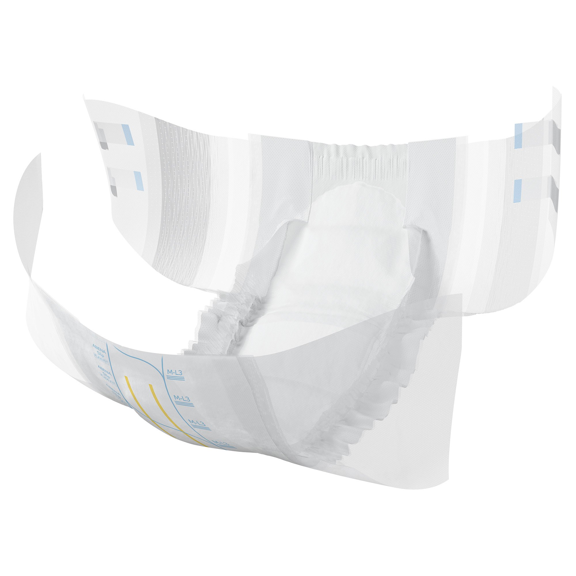 Abena North America 1000020861 - Abena® Slip Premium Flexi Fit Incontinence Briefs, M-L3 - 23/Pack, 92/Case