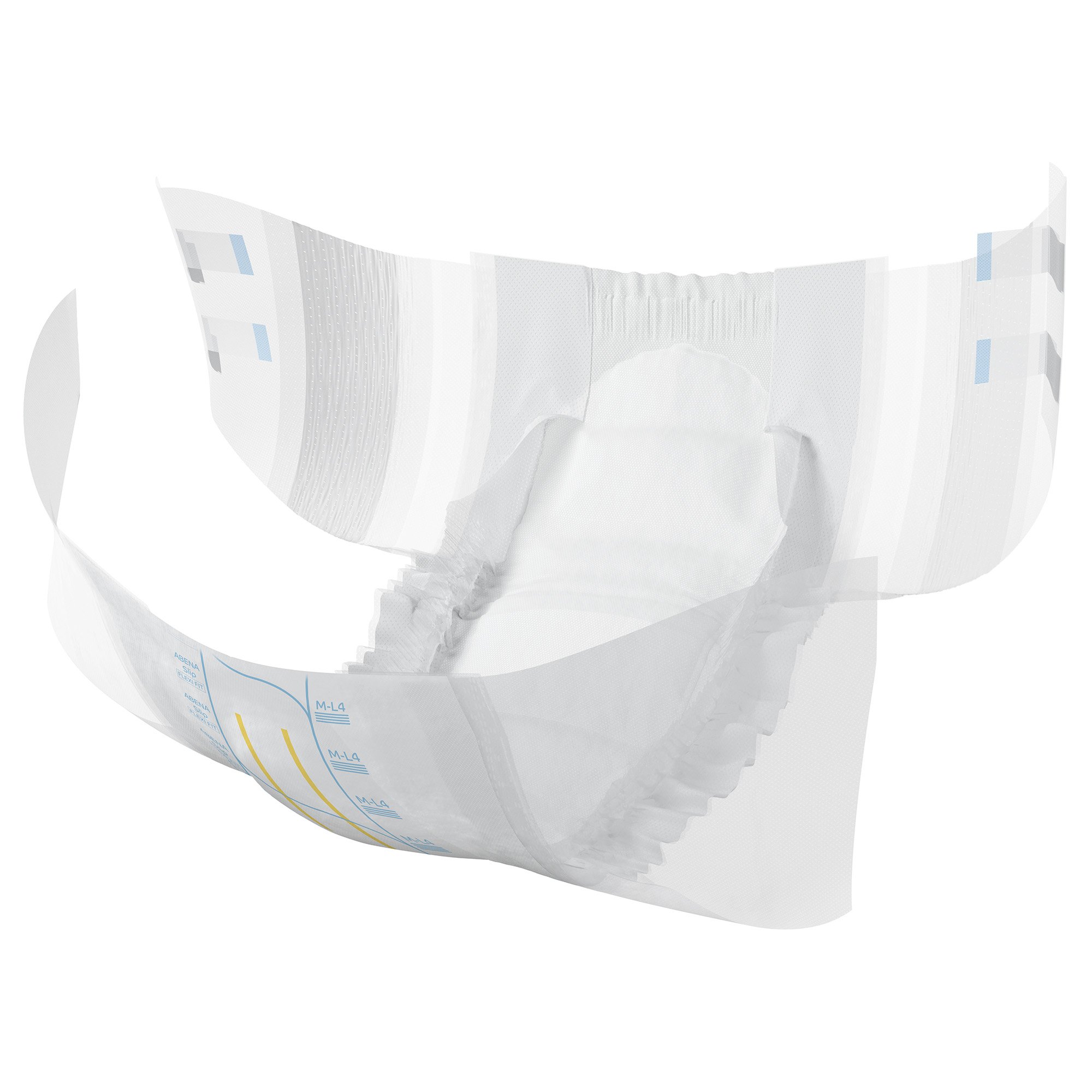 Abena North America 1000021166 - Abena® Slip Premium Flexi Fit Incontinence Briefs, M-L4 - 21/Pack, 84/Case