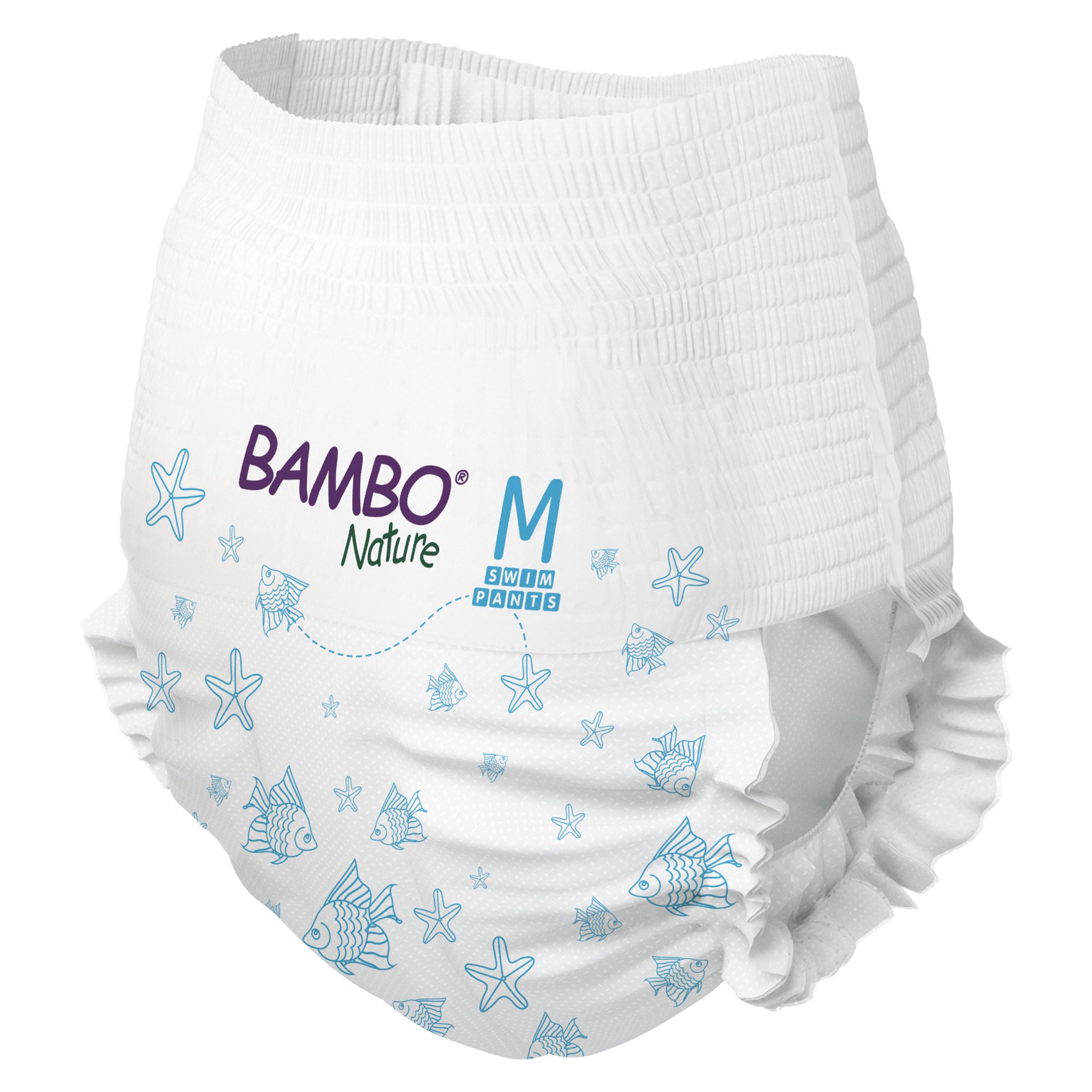 Abena North America 1000024402 - Bambo Nature Swim Pants, Medium - 12/Pack, 120/Case