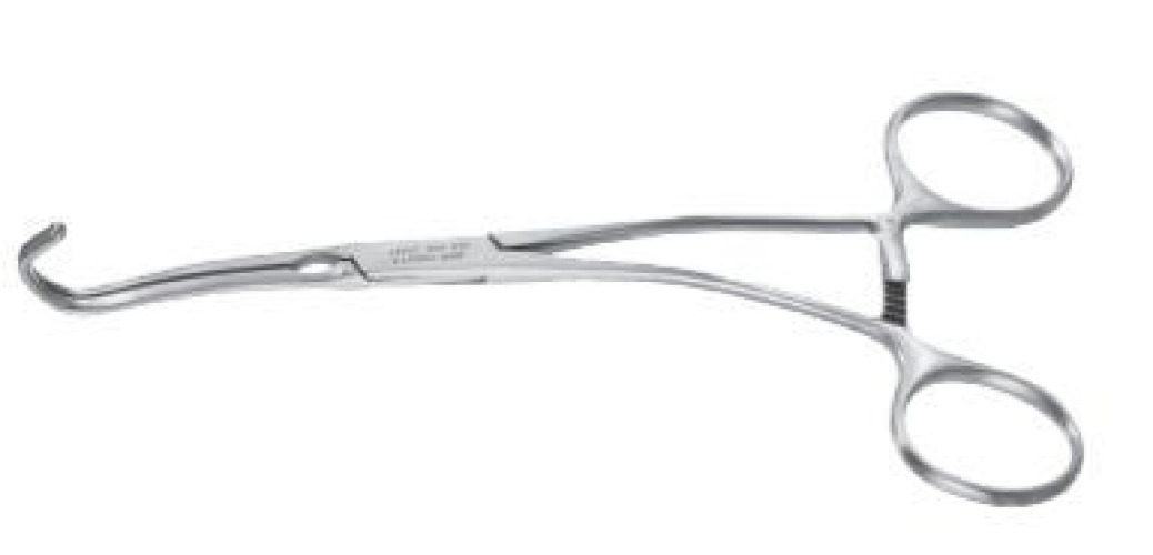 Integra Lifesciences-Jarit - 320430 Anastomosis Clamp Jarit® Derra 6-1/2 Inch Length German Stainless Steel