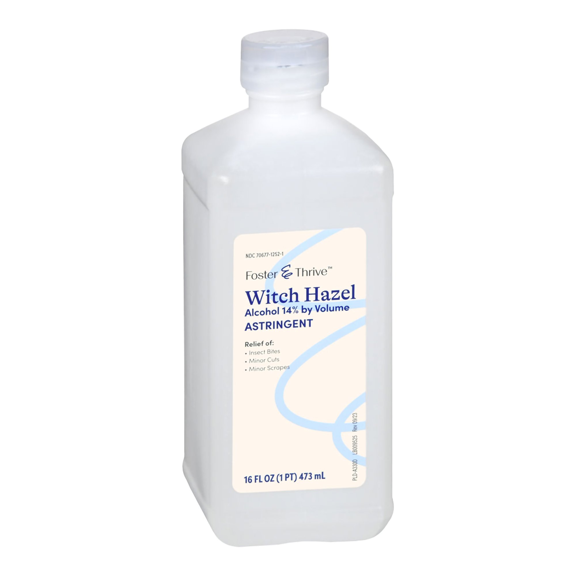 McKesson Brand 70677125201 - Foster & Thrive™ Witch Hazel 14% Alcohol, 16-ounce Bottle - 1/Each