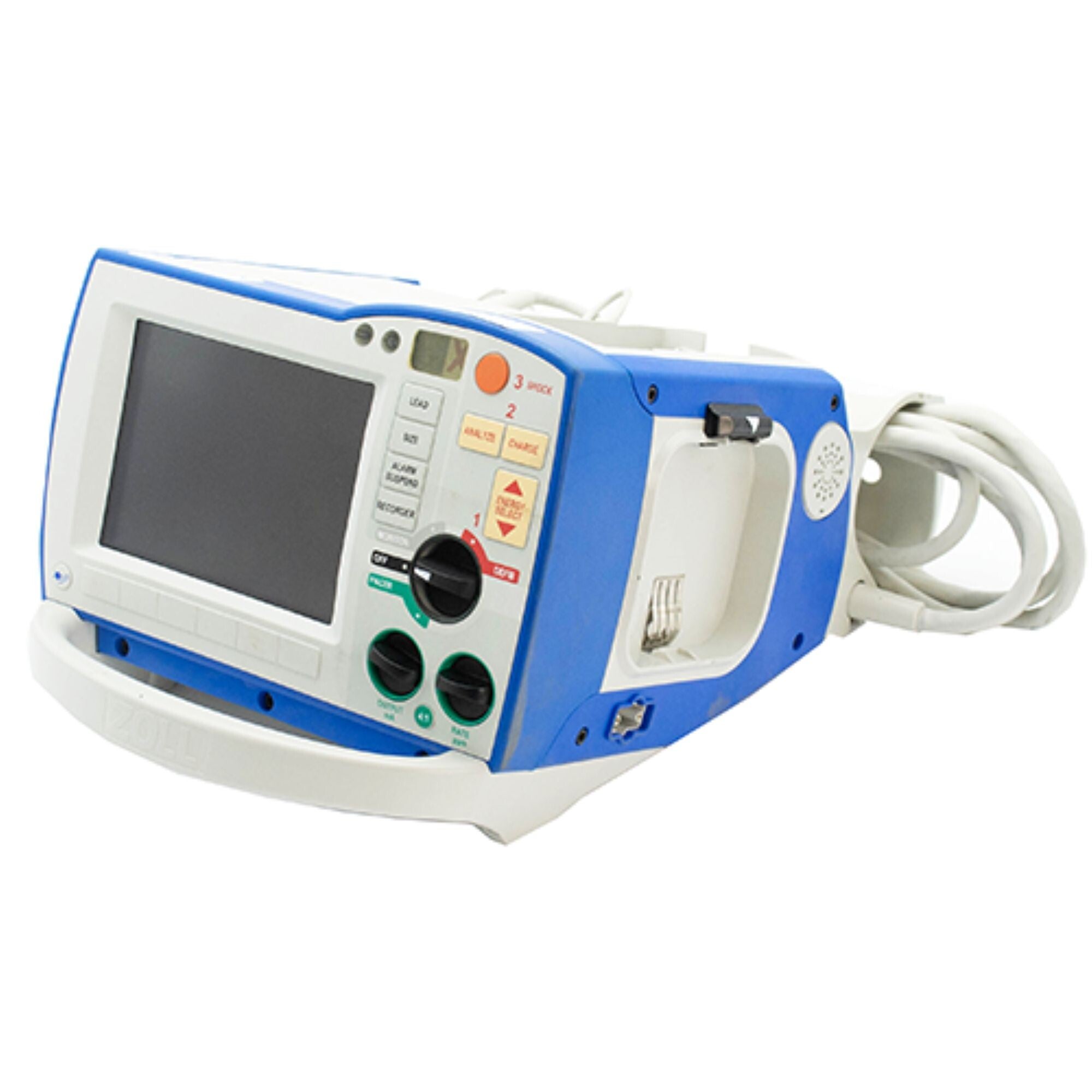 Soma Technology - DEF-0040F Defibrillator / Monitor Unit Zoll® R Series Paddles Contact AC Power / Battery Operated LCD Display