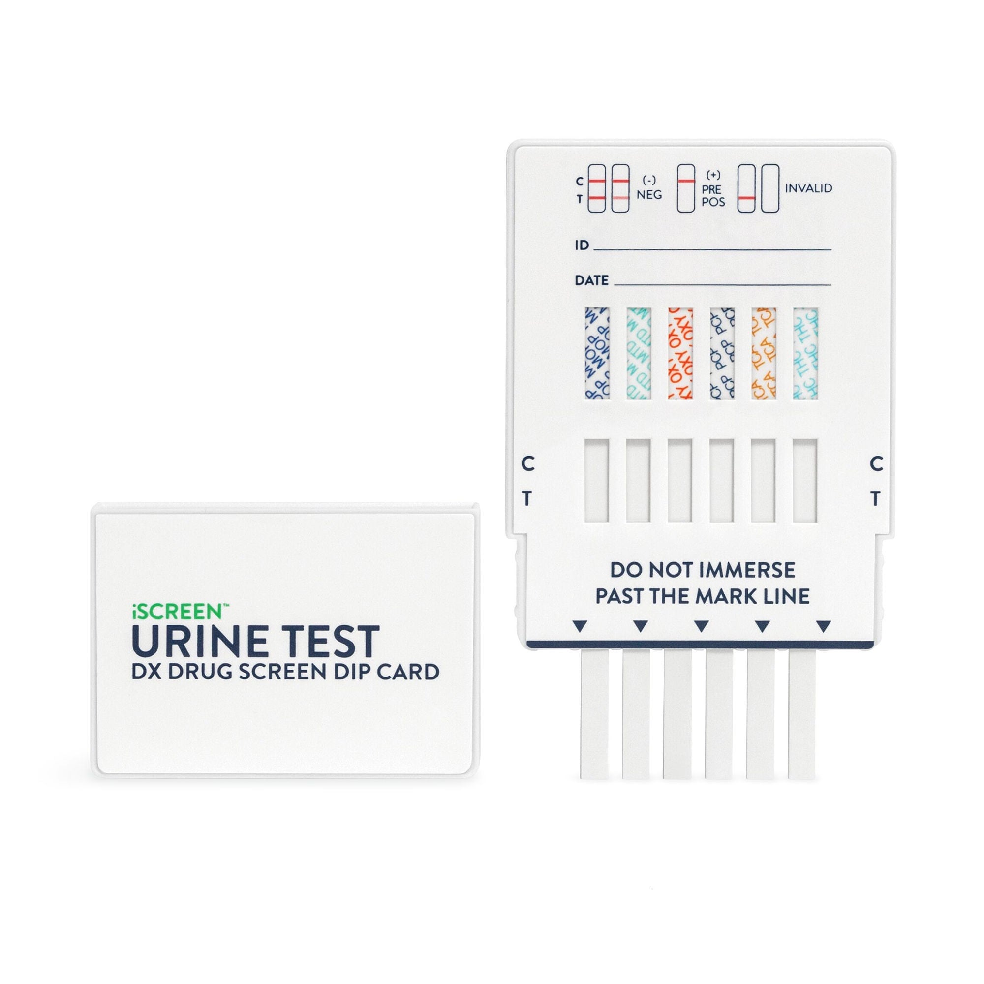 Abbott Rapid Dx North America LLC - ABTDOAW105401A Drugs of Abuse Test Kit iScreen® DX AMP1000, COC300, OPI2000, PCP25, THC50 25 Tests CLIA Waived
