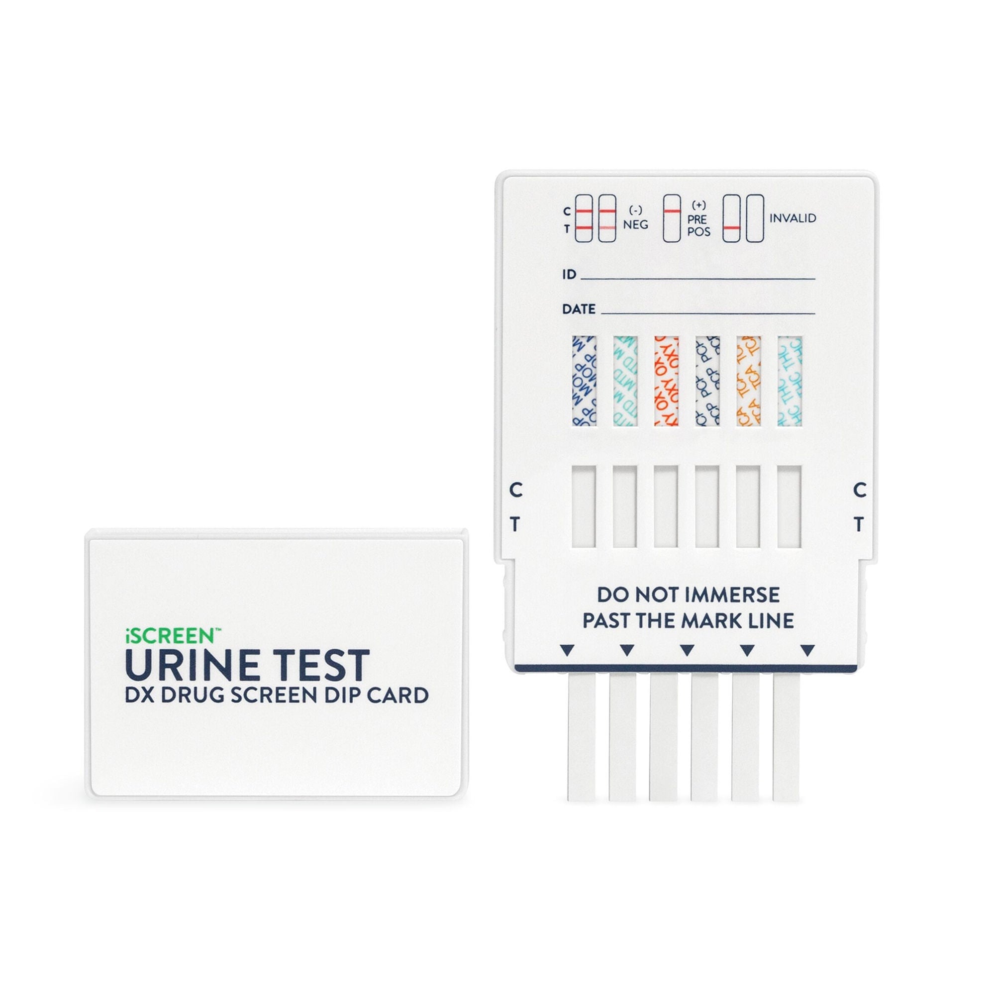 Abbott Rapid Dx North America LLC - ABTDOAW105402B Drugs of Abuse Test Kit iScreen® DX AMP1000, COC300, MET1000, OPI2000, THC50 25 Tests CLIA Waived