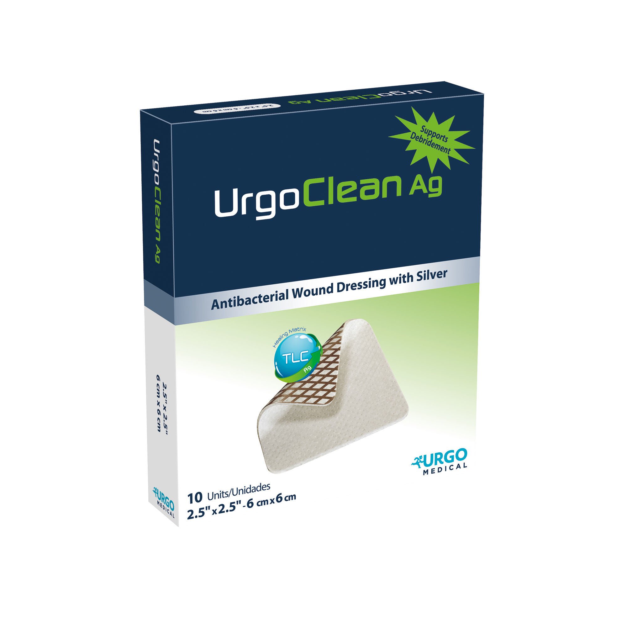 Urgo Medical North America LLC - 603070 Silver Dressing UrgoClean Ag Square Sterile