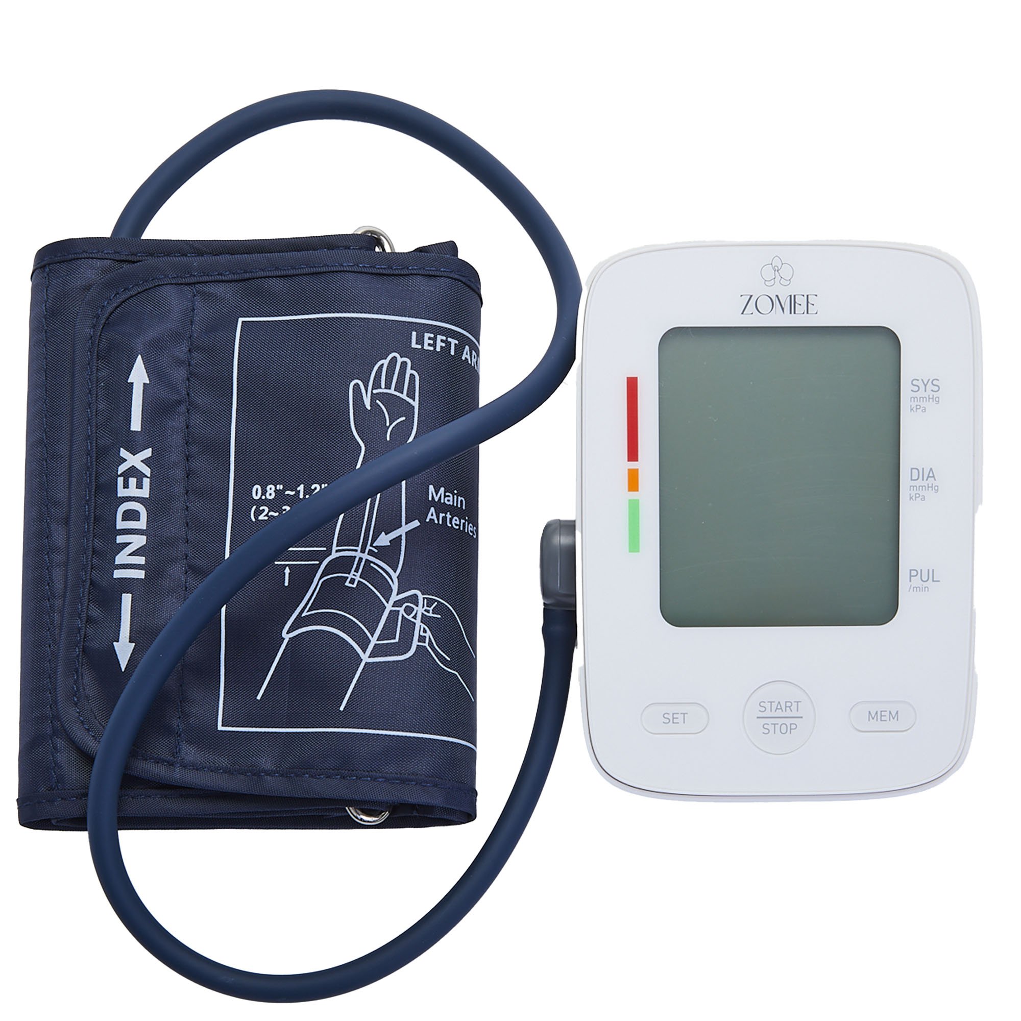 Zomee Home Automatic Digital Blood Pressure Monitor by Zev Supplies