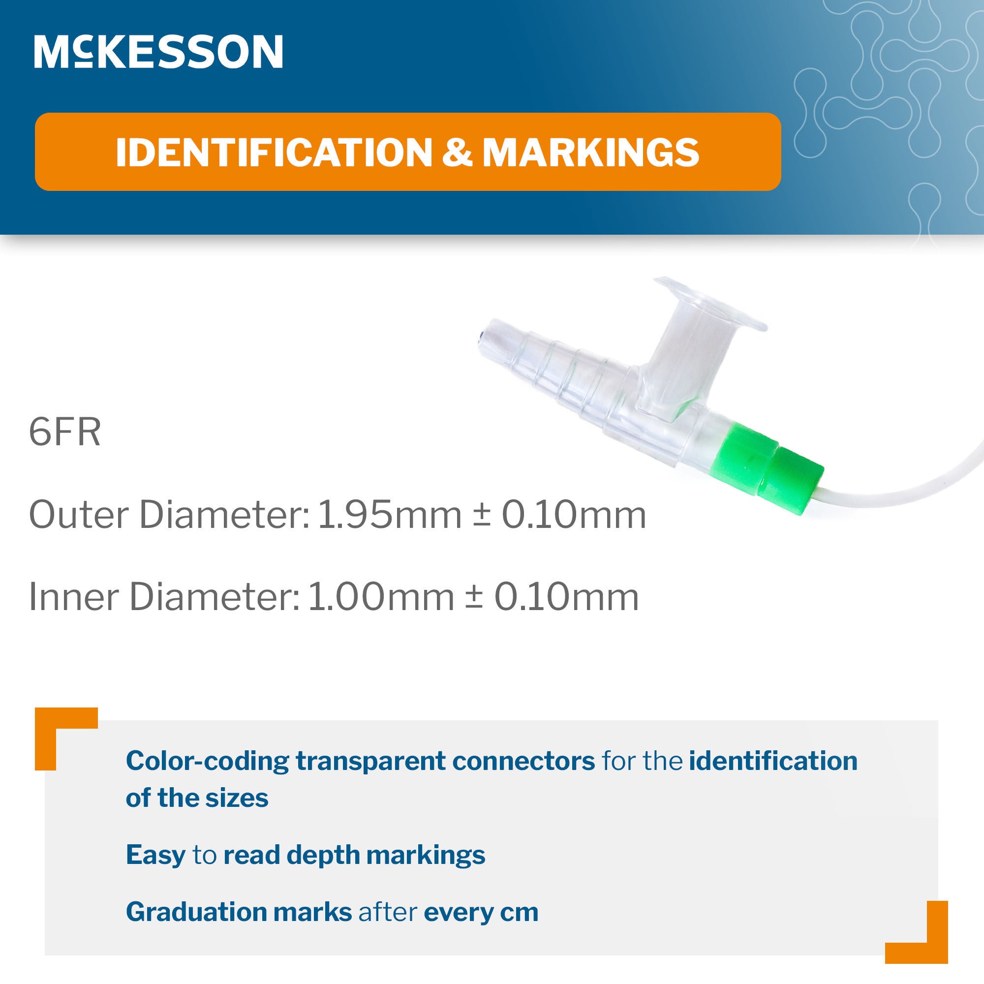 McKesson Brand - 16-DT6FR Suction Catheter McKesson Flexible Type DeLee Tip Open Style Chimney Control Vent 6 Fr. Sterile