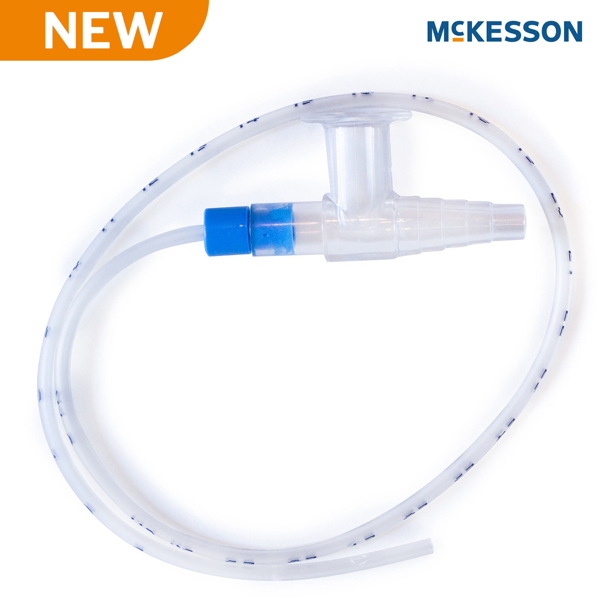 McKesson Brand - 16-DT8FR Suction Catheter McKesson Flexible Type DeLee Tip Open Style Chimney Control Vent 8 Fr. Sterile