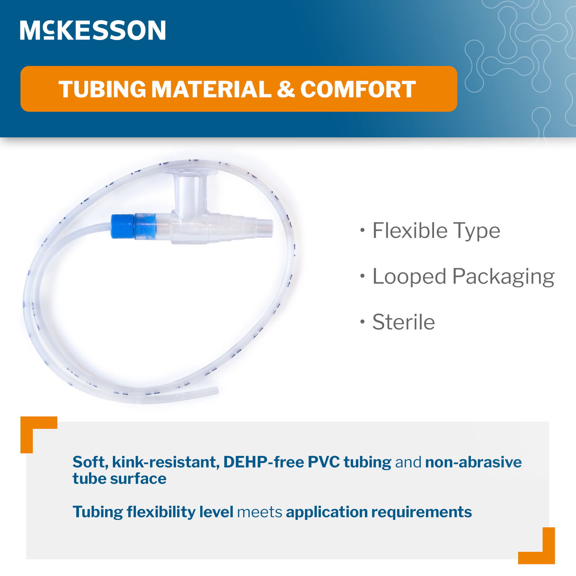 McKesson Brand - 16-DT8FR Suction Catheter McKesson Flexible Type DeLee Tip Open Style Chimney Control Vent 8 Fr. Sterile