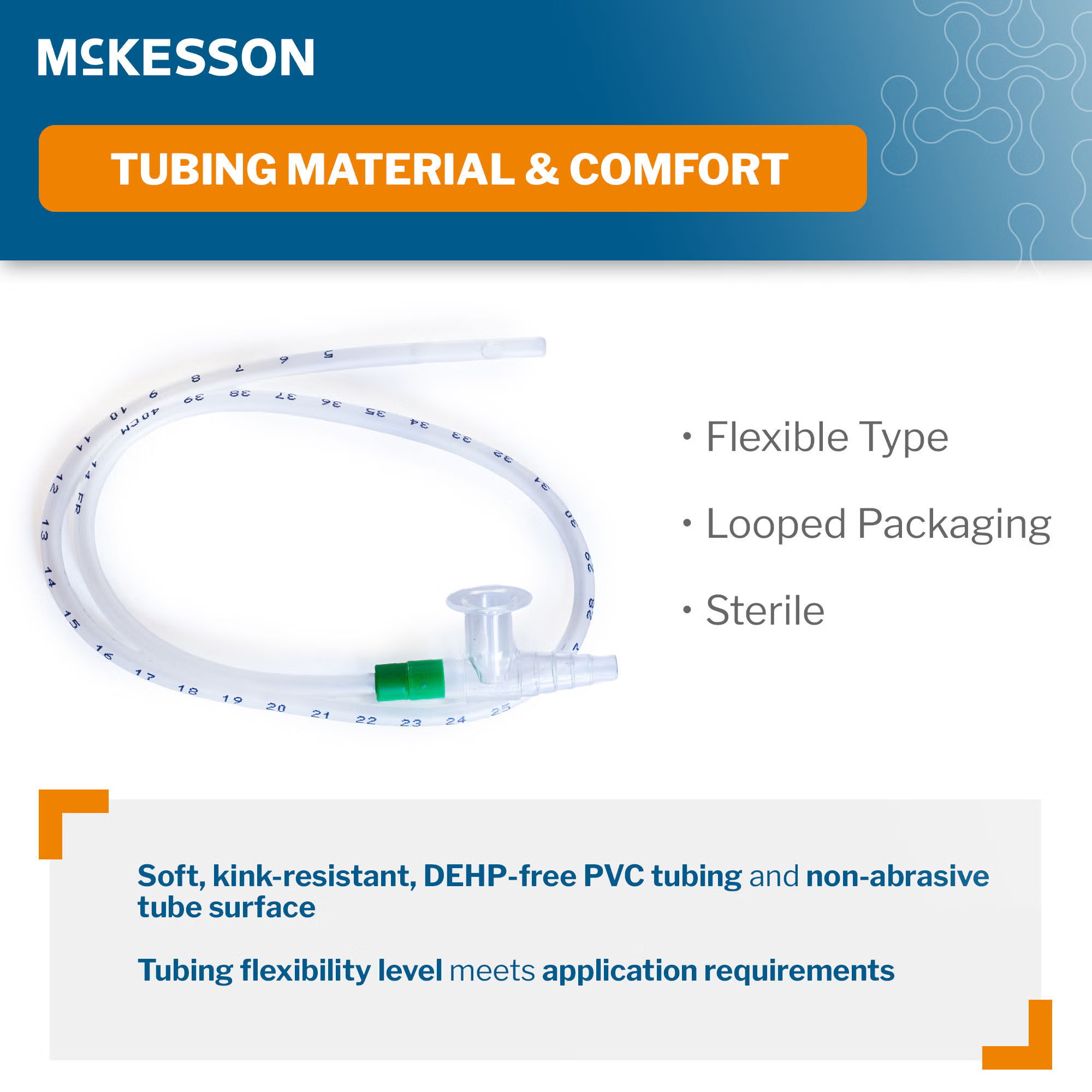 McKesson Brand - 16-DT14FR Suction Catheter McKesson Flexible Type DeLee Tip Open Style Chimney Control Vent 14 Fr. Sterile