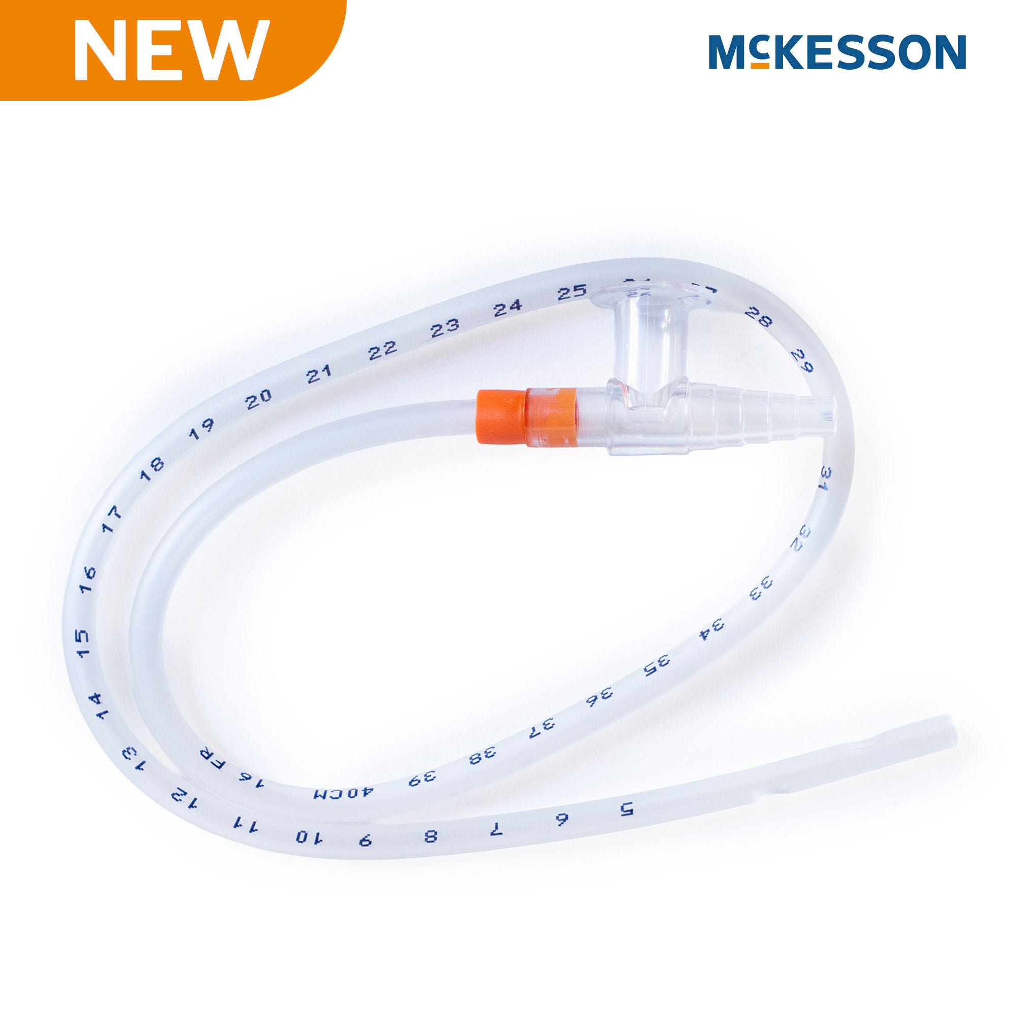 McKesson Brand - 16-DT16FR Suction Catheter McKesson Flexible Type DeLee Tip Open Style Chimney Control Vent 16 Fr. Sterile