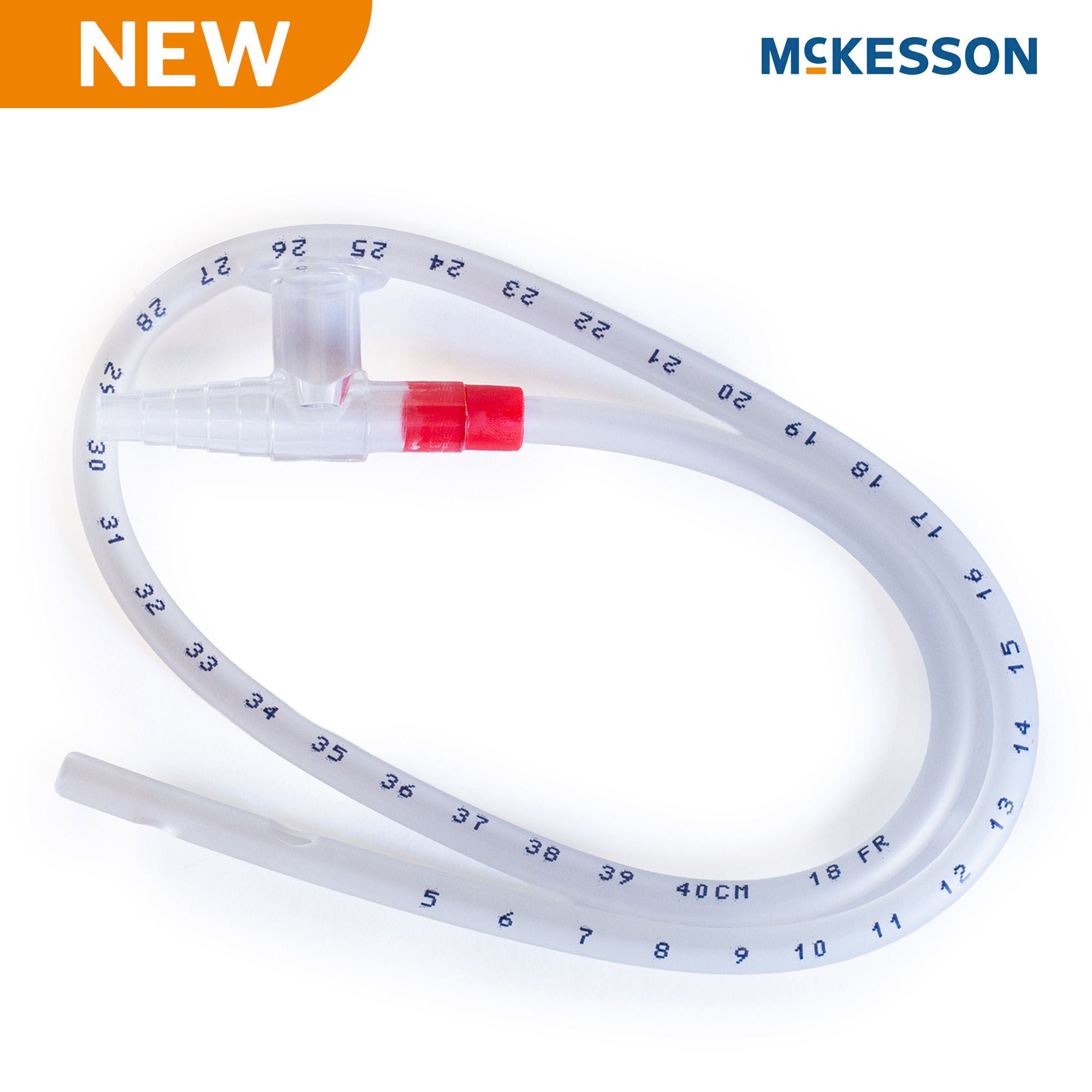 McKesson Brand - 16-DT18FR Suction Catheter McKesson Flexible Type DeLee Tip Open Style Chimney Control Vent 18 Fr. Sterile