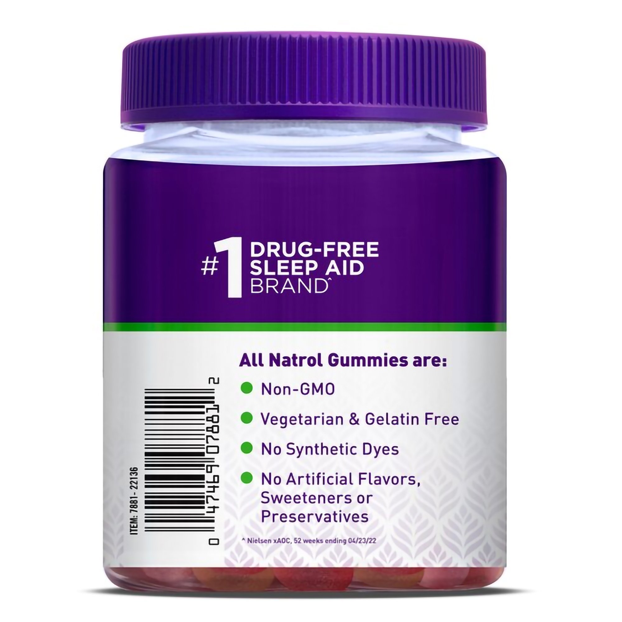 Natrol Inc 04746907881 - Natrol® MelatoninMAX® 10 mg Sleep Gummies Blueberry - 1/Bottle