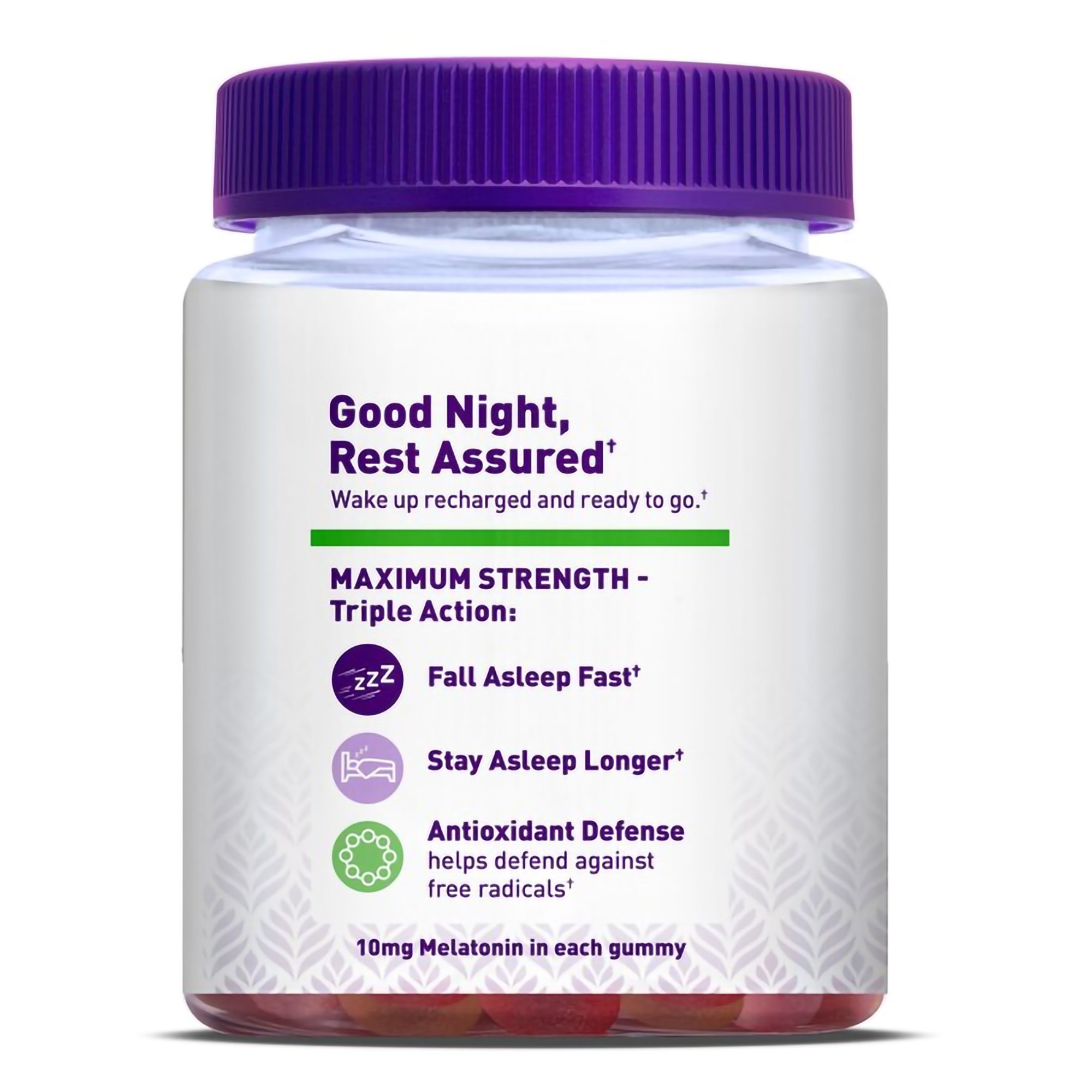 Natrol Inc 04746907881 - Natrol® MelatoninMAX® 10 mg Sleep Gummies Blueberry - 1/Bottle