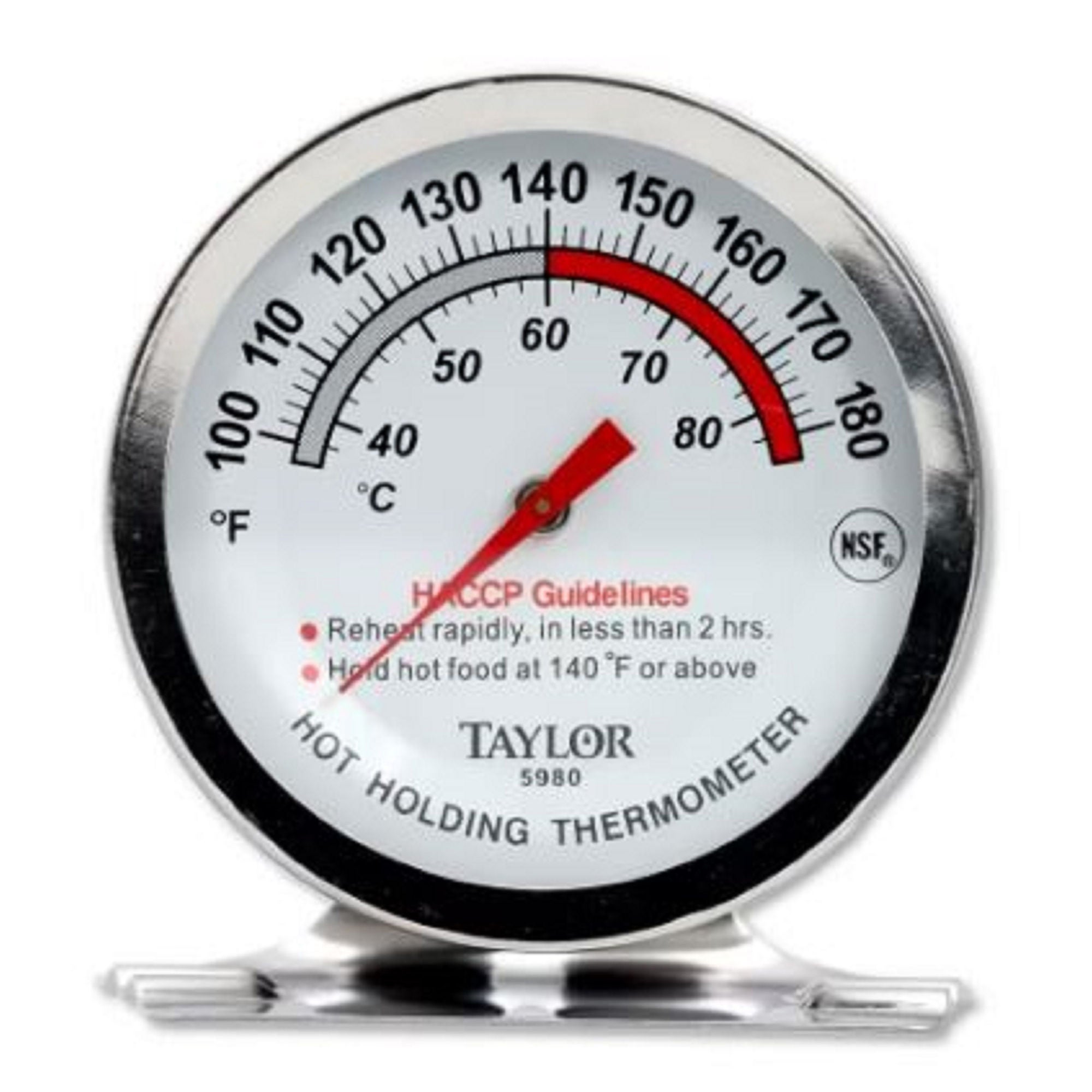 The Wasserstrom Company - 630531 Thermometer / Thermerstat / Sensor / Probe Comark® Cooler Wall Thermometer For Refrigerator / Freezer