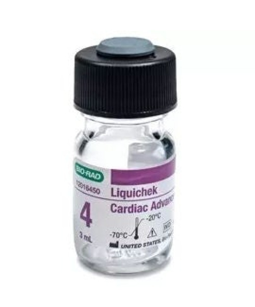 Bio-Rad Laboratories - 12016450 Control Liquichek™ Cardiac Advance Level 4 6 X 3 mL
