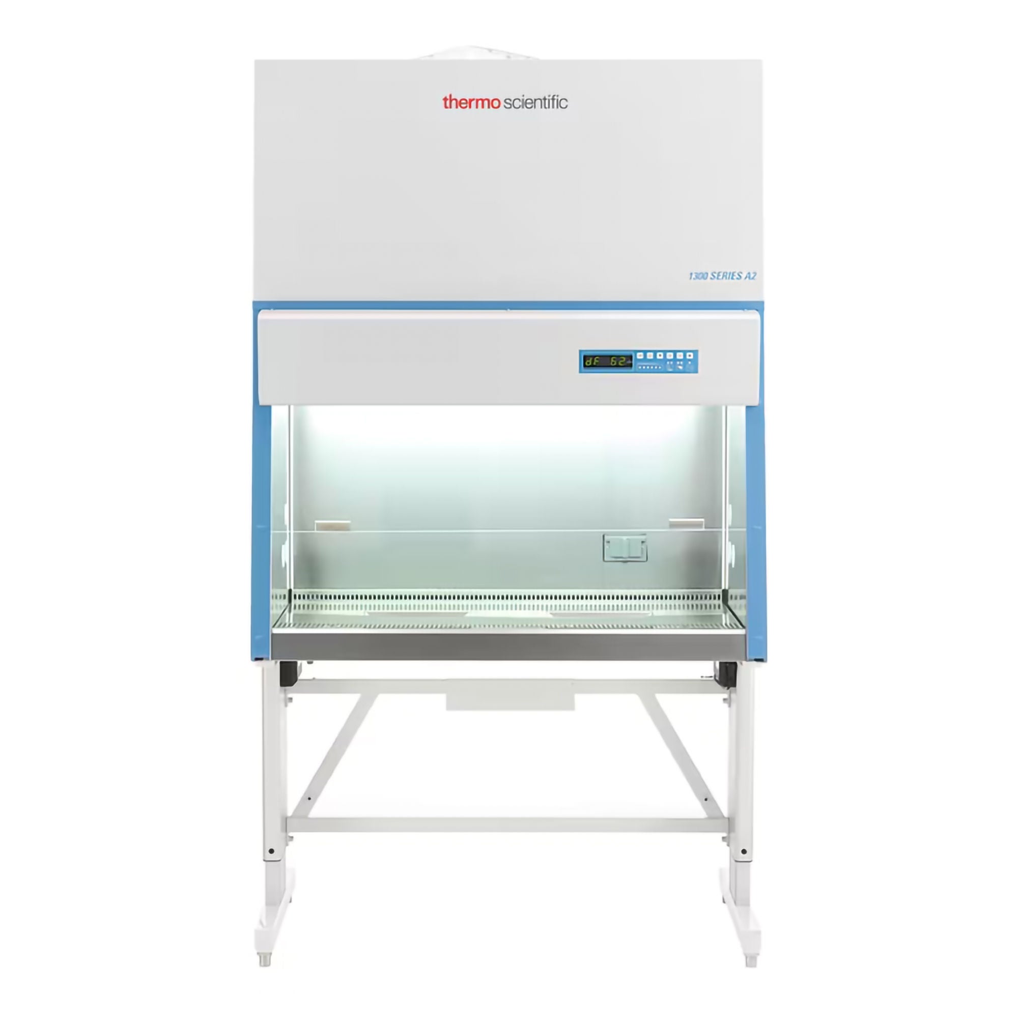 Thermo Scientific - DI-1375 Biological Safety Cabinet Thermo Scientific™ Gray 31-1/2 D X 51 W X 61-4/5 H Inch Without Drawers 1 Shelf Double Doors