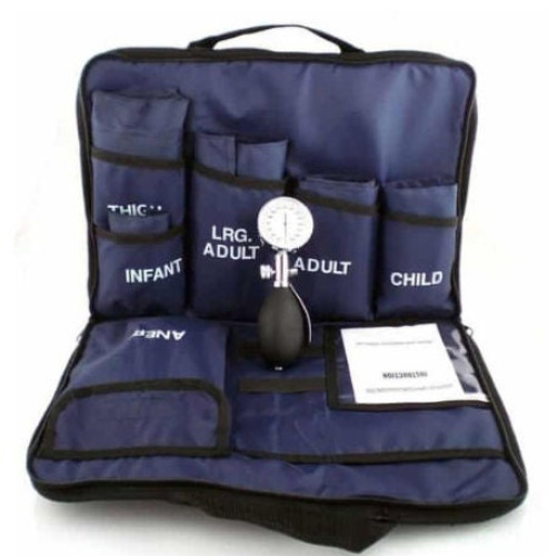 MedSource International - MS-MED3N Reusable Blood Pressure Cuff Kit Medsource Multiple Arm Nylon Cuff Multiple Cuff Sizes