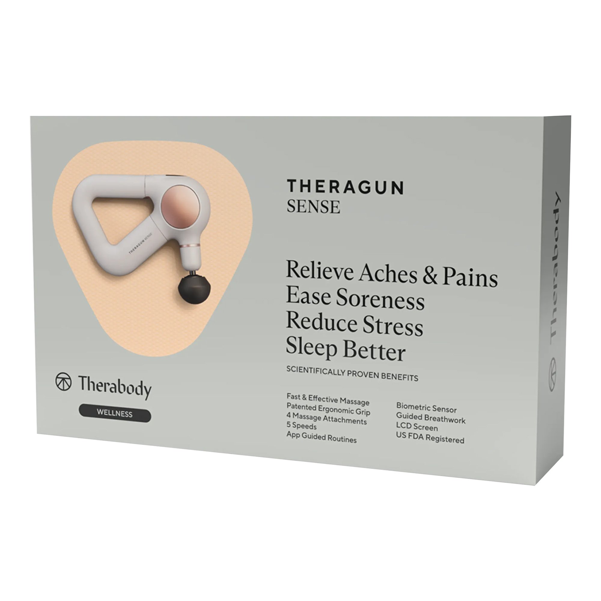 Therabody Inc TG0003972-1A20 - Theragun Sense Hand-Held Massager, White - 1/Each