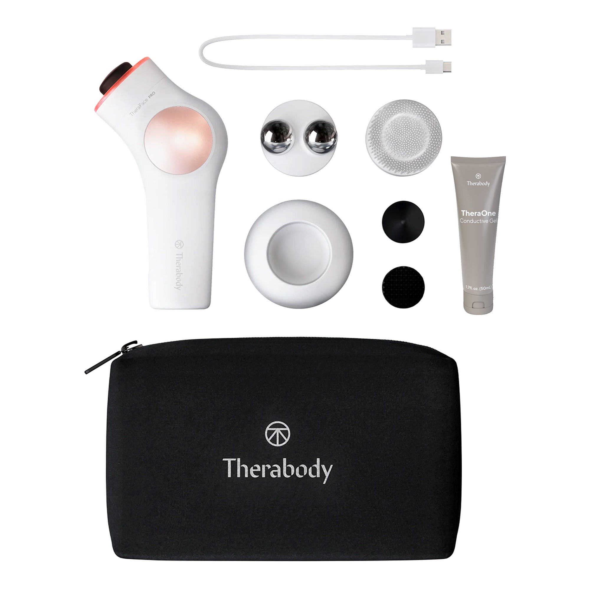 Therabody Inc - TF02220-01 TheraFace Pro Hand-Held Face Massager & Cleanser