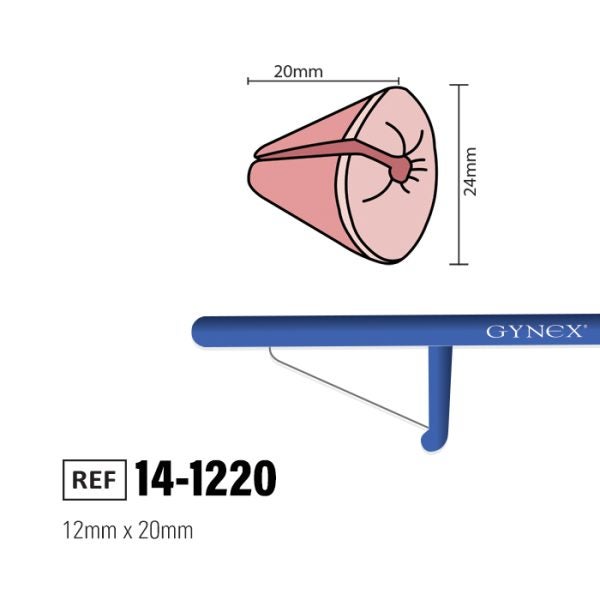 Gynex - 14-1220 LEEP/LLETZ Electrode Gynex® Tungsten Wire Sterile 12 X 20 mm Triangle Cone Tip Disposable