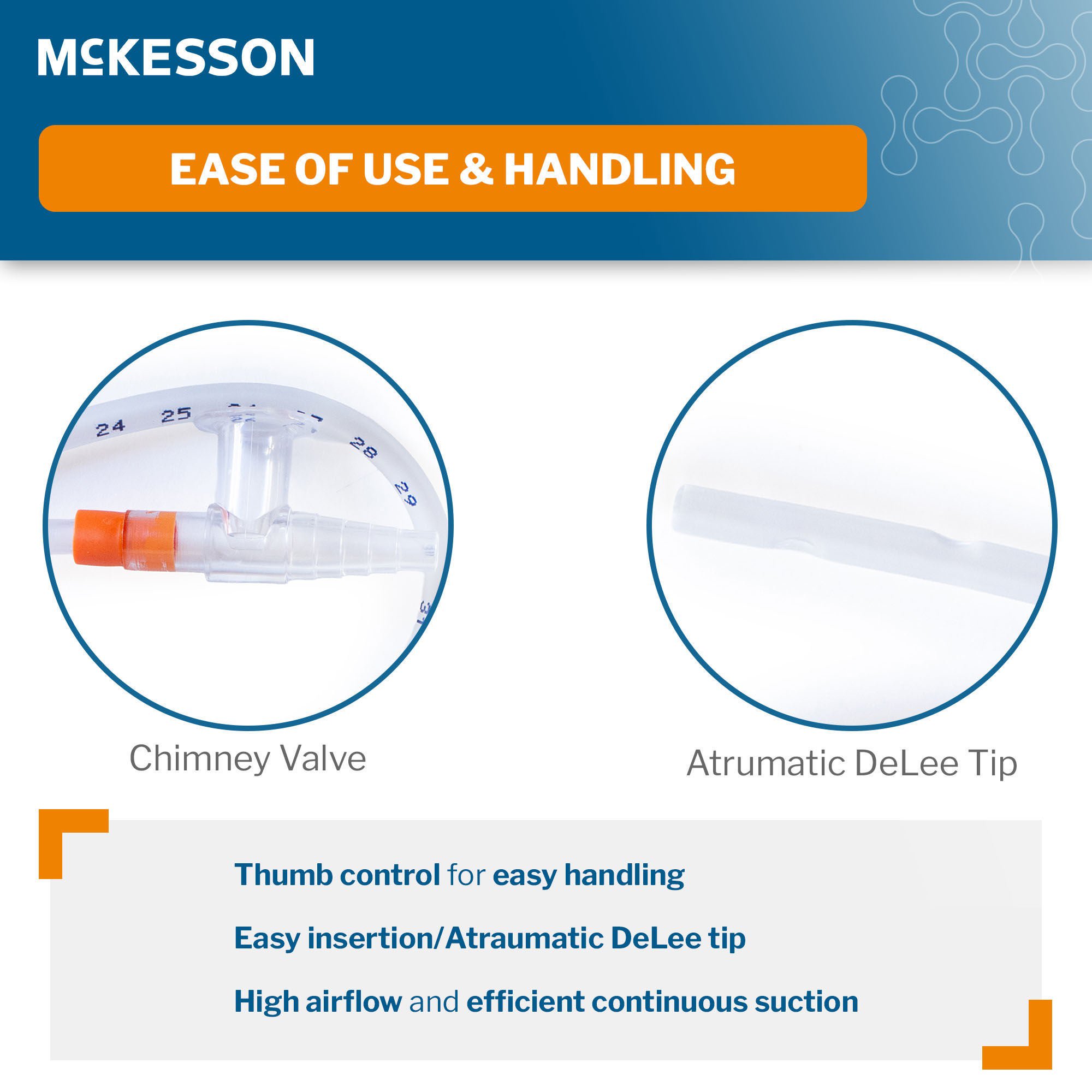 McKesson Brand - 16-DT16FRK Suction Catheter Tray McKesson 16 Fr. DeLee Tip Chimney Control Vent
