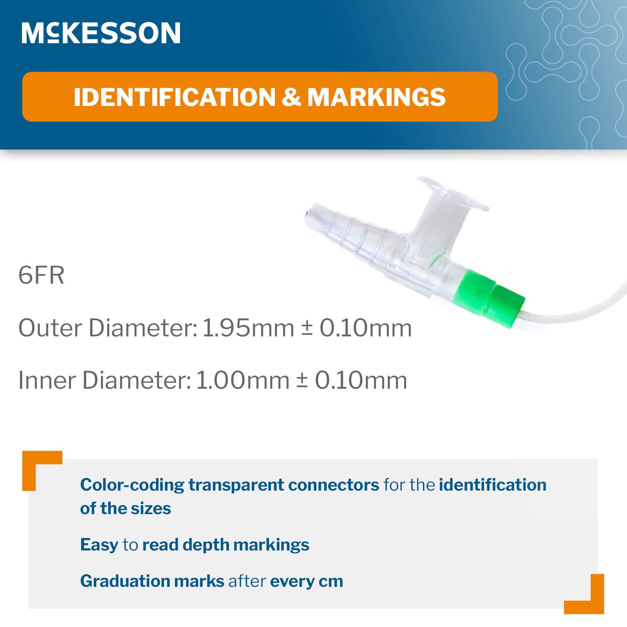 McKesson Brand - 16-DT6FRKR Suction Catheter Tray McKesson 6 Fr. DeLee Tip Chimney Control Vent